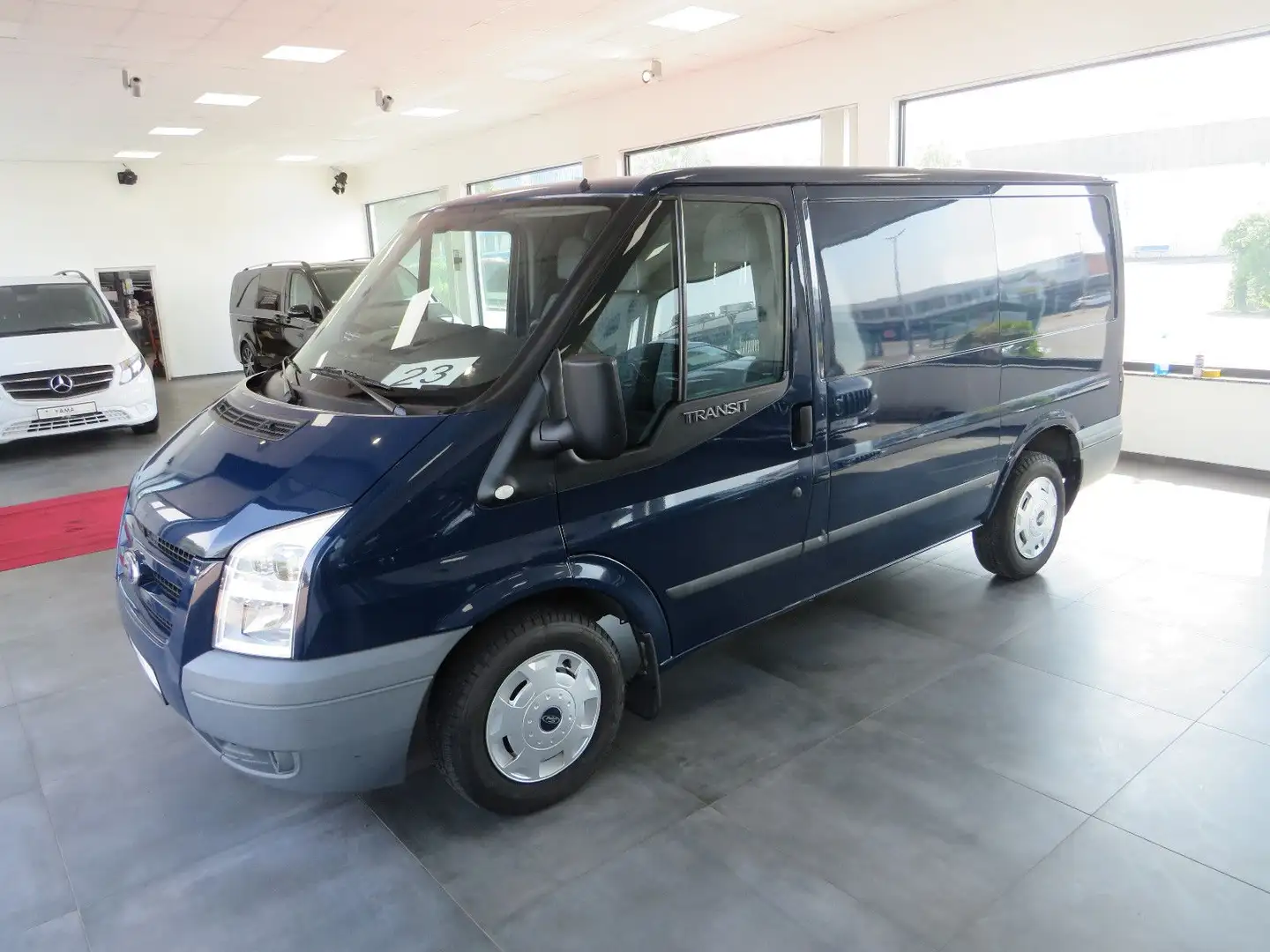 Ford Transit 4 Sarg Bestattungswagen / Leichenwagen Blau - 1