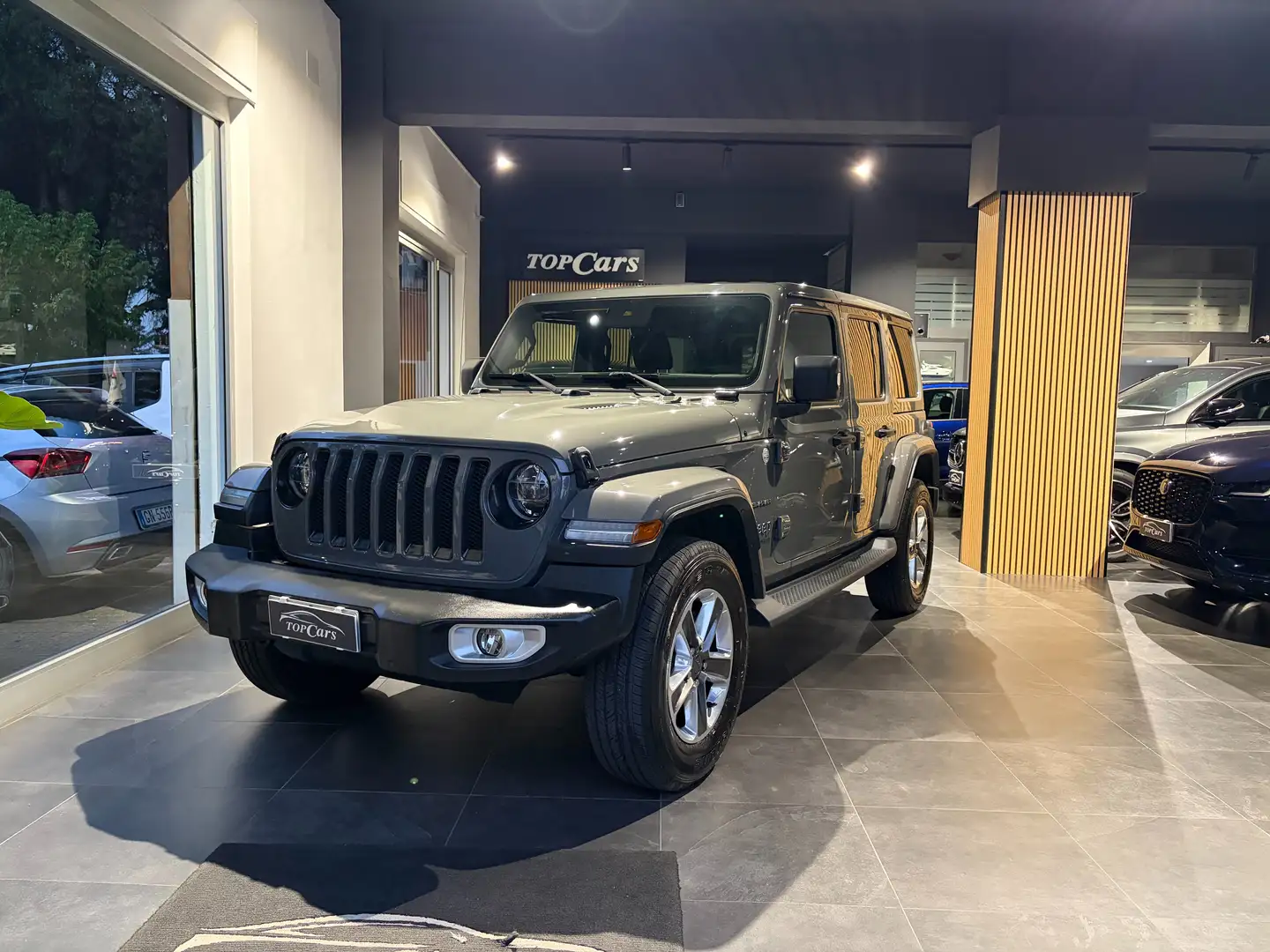 Jeep Wrangler Wrangler Unlimited 2.2 mjt II Sahara auto Grigio - 2