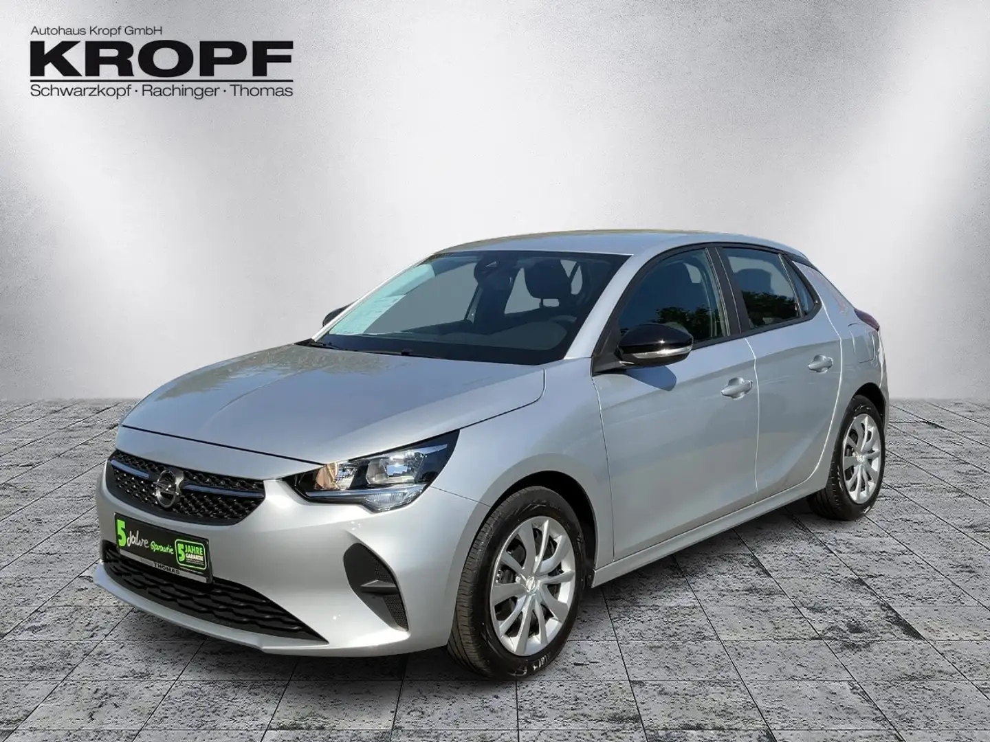 Opel Corsa F 1.2 Turbo SHZ+Winterp.+PDC+SpurH Grijs - 2