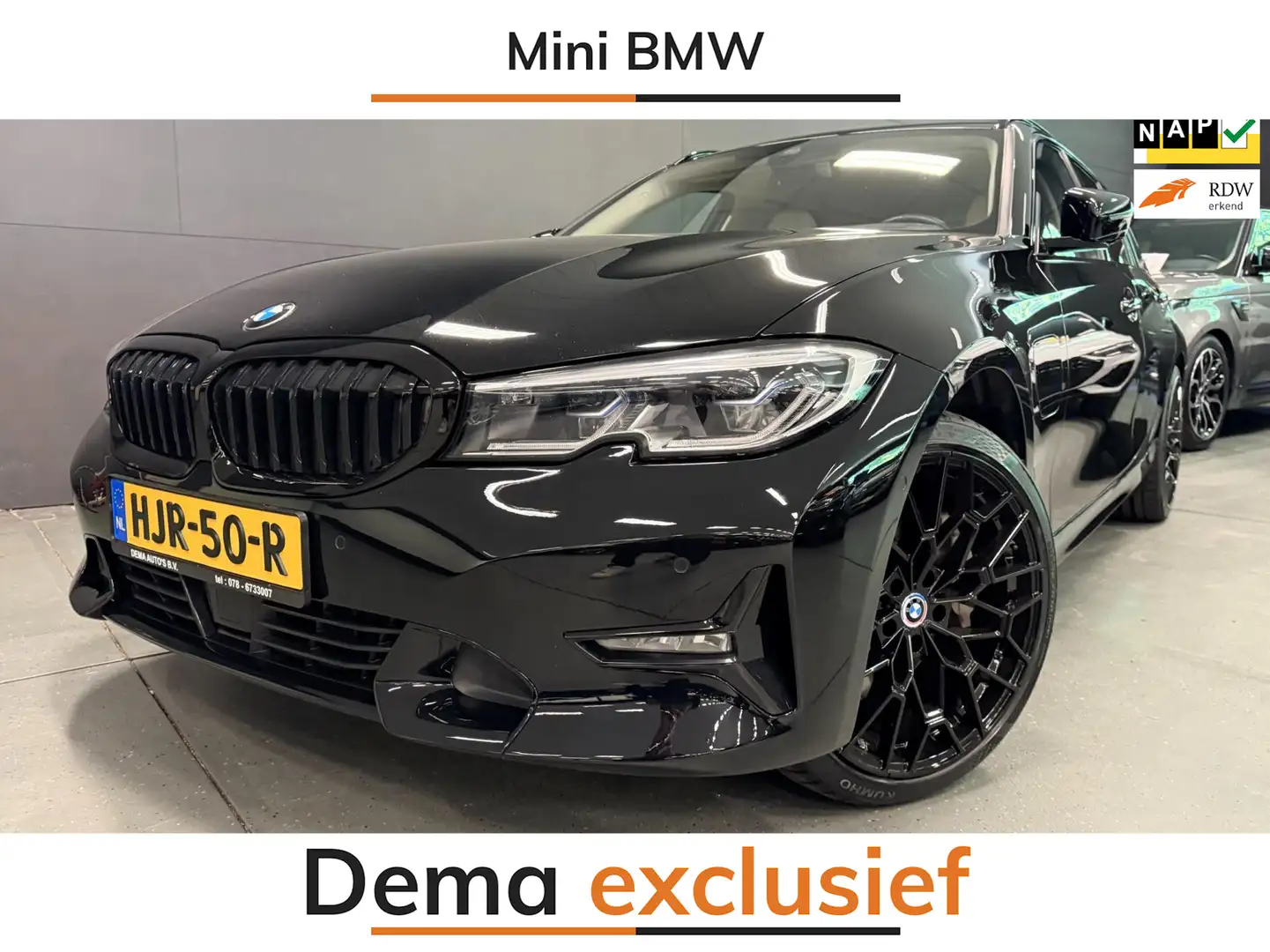BMW 330 3-serie Touring 330e xDrive High Executive 19'' NA Negro - 1