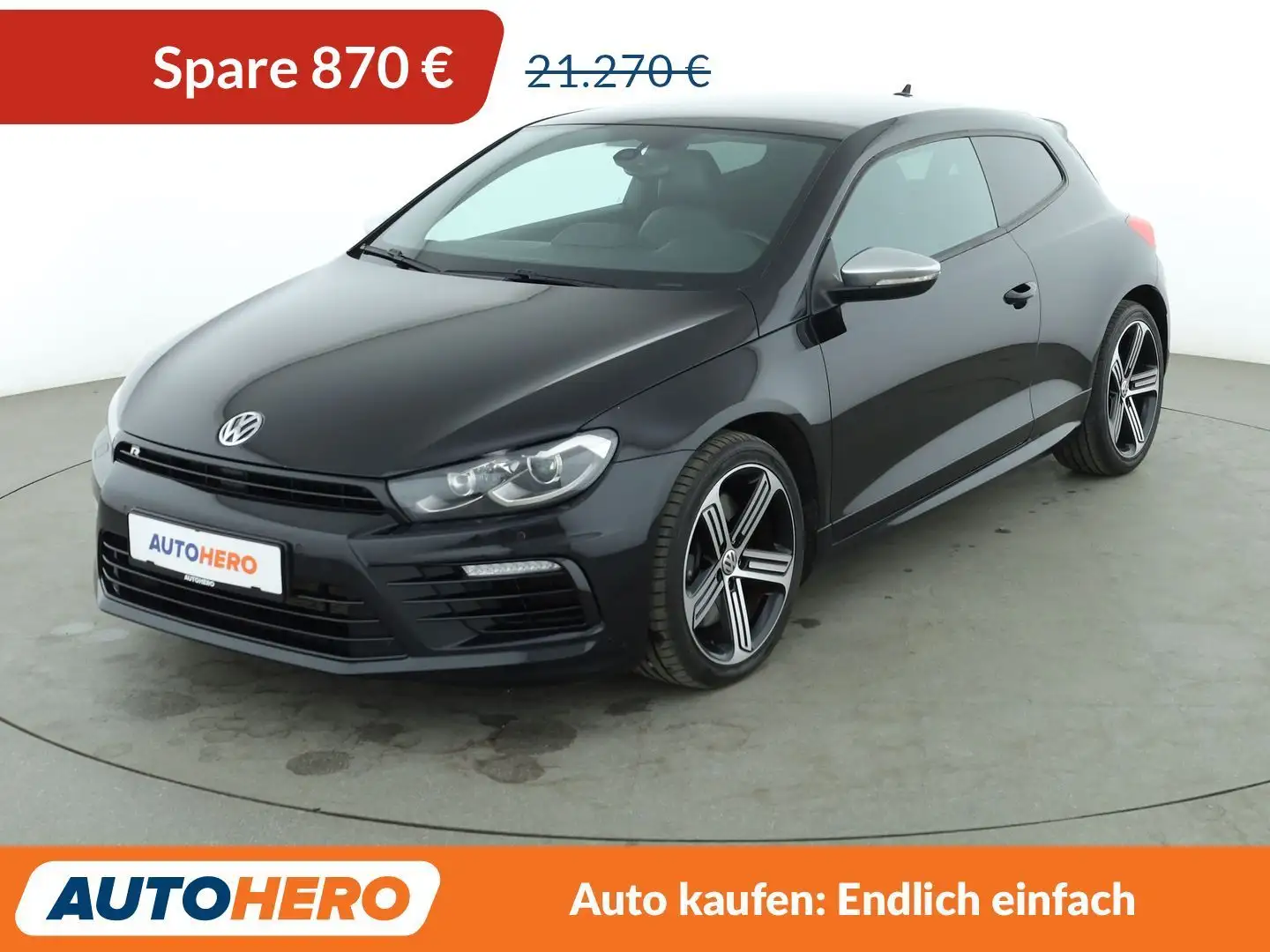 Volkswagen Scirocco 2.0 TSI R Aut.*BI-XENON*PDC*SHZ*KLIMA* Black - 1