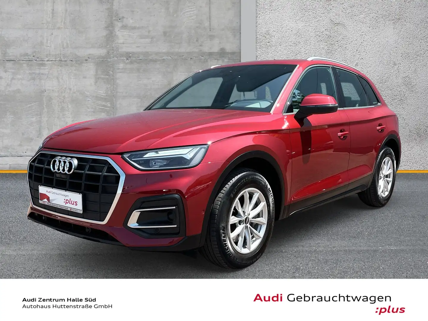 Audi Q5 35 TDI qu S line AHK ACC HuD Kameras Rot - 1