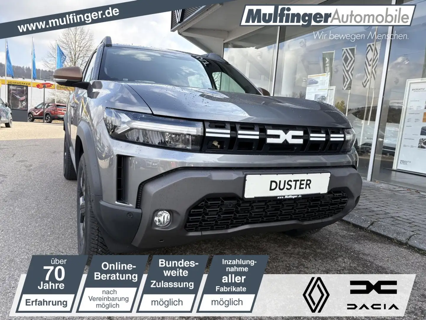 Dacia Duster Extreme TCe 130 4x4 Klima Einparkhilfe Gris - 1