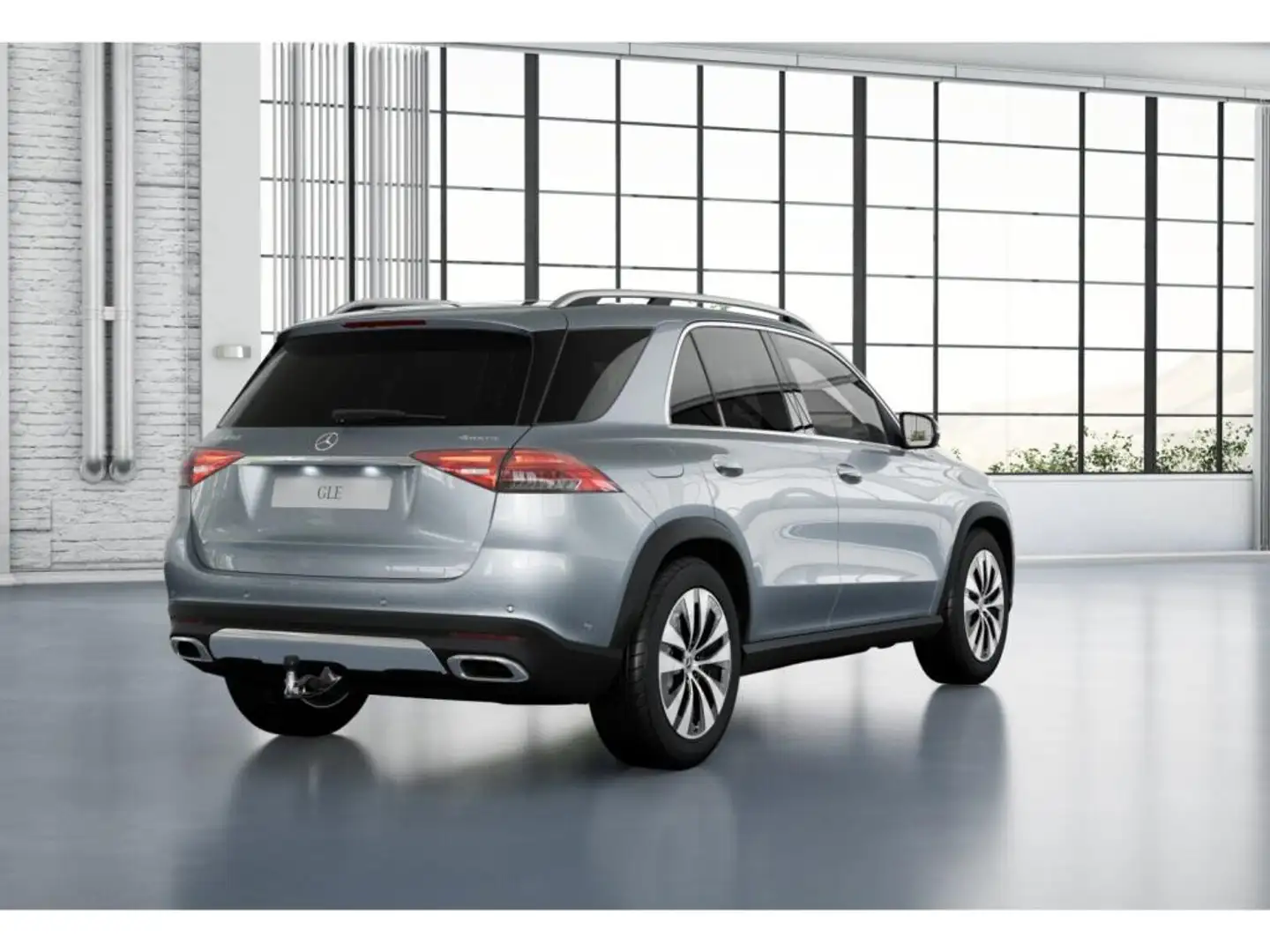 Mercedes-Benz GLE 450 4MATIC Burm+Distr+MLB+Memo+Ambiente+AHK Silber - 2