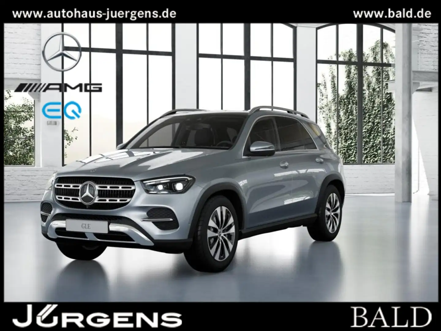 Mercedes-Benz GLE 450 4MATIC Burm+Distr+MLB+Memo+Ambiente+AHK Silber - 1