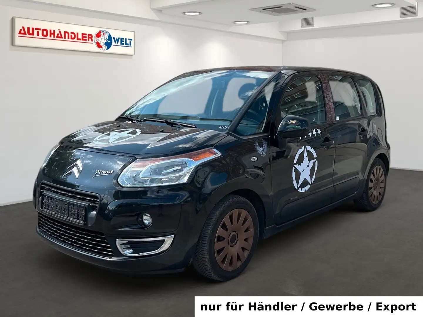 Citroen C3 Picasso 1.4 VTi Klima AHK Schwarz - 1