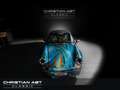 Porsche 993 ABT 9RS *ArtCar Stilbruch 1 of 1 * Pepita* LED* Blau - thumbnail 2