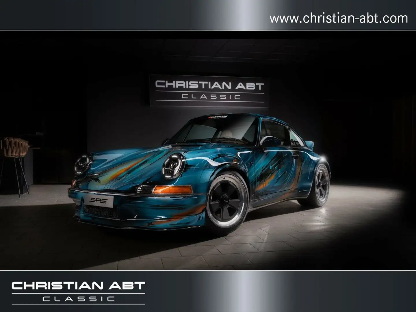 Porsche 993 ABT 9RS *ArtCar Stilbruch 1 of 1 * Pepita* LED* Blau - 1