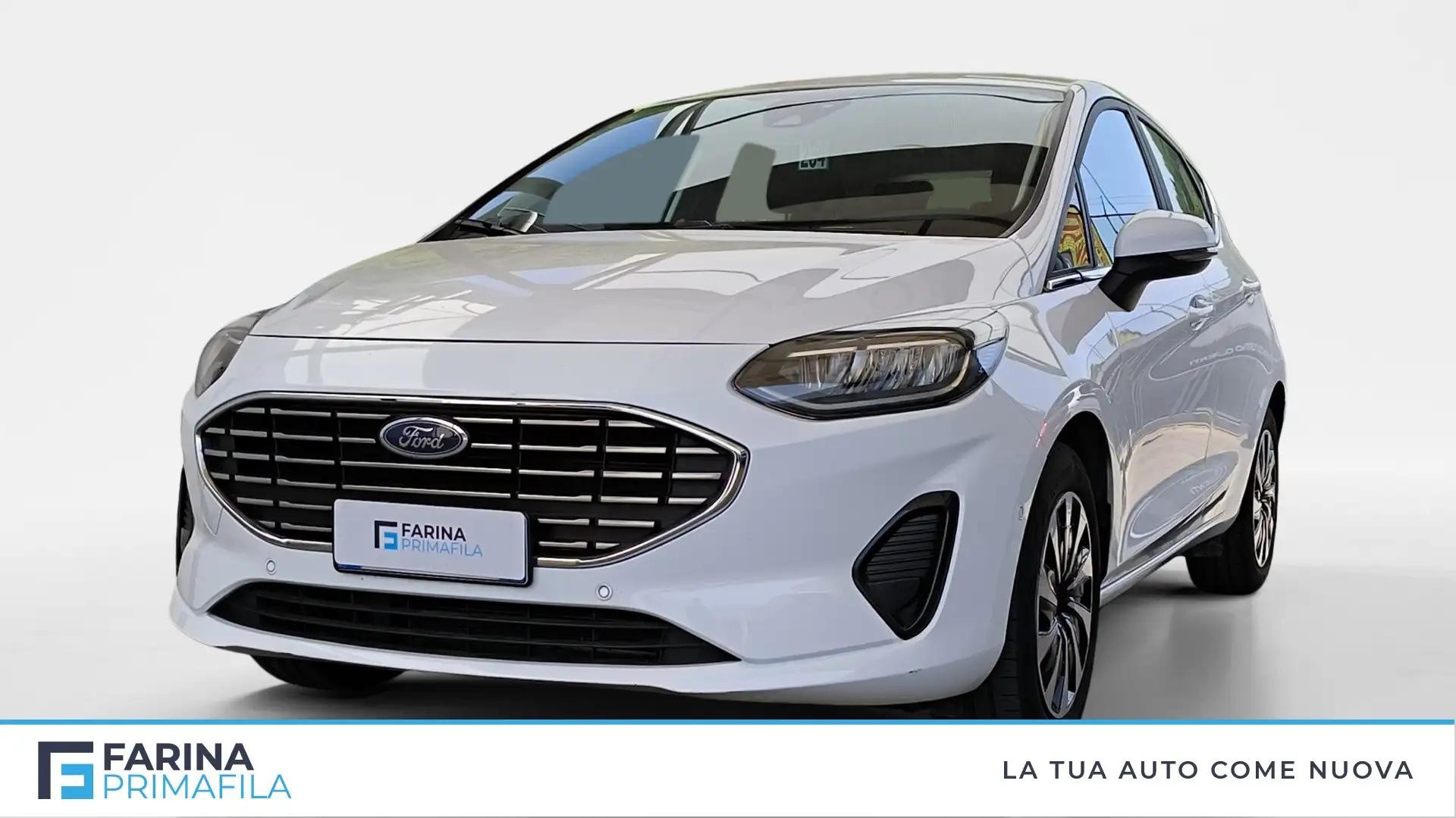 Ford Fiesta 5p 1.1 Titanium Gpl 75cv Bianco - 1