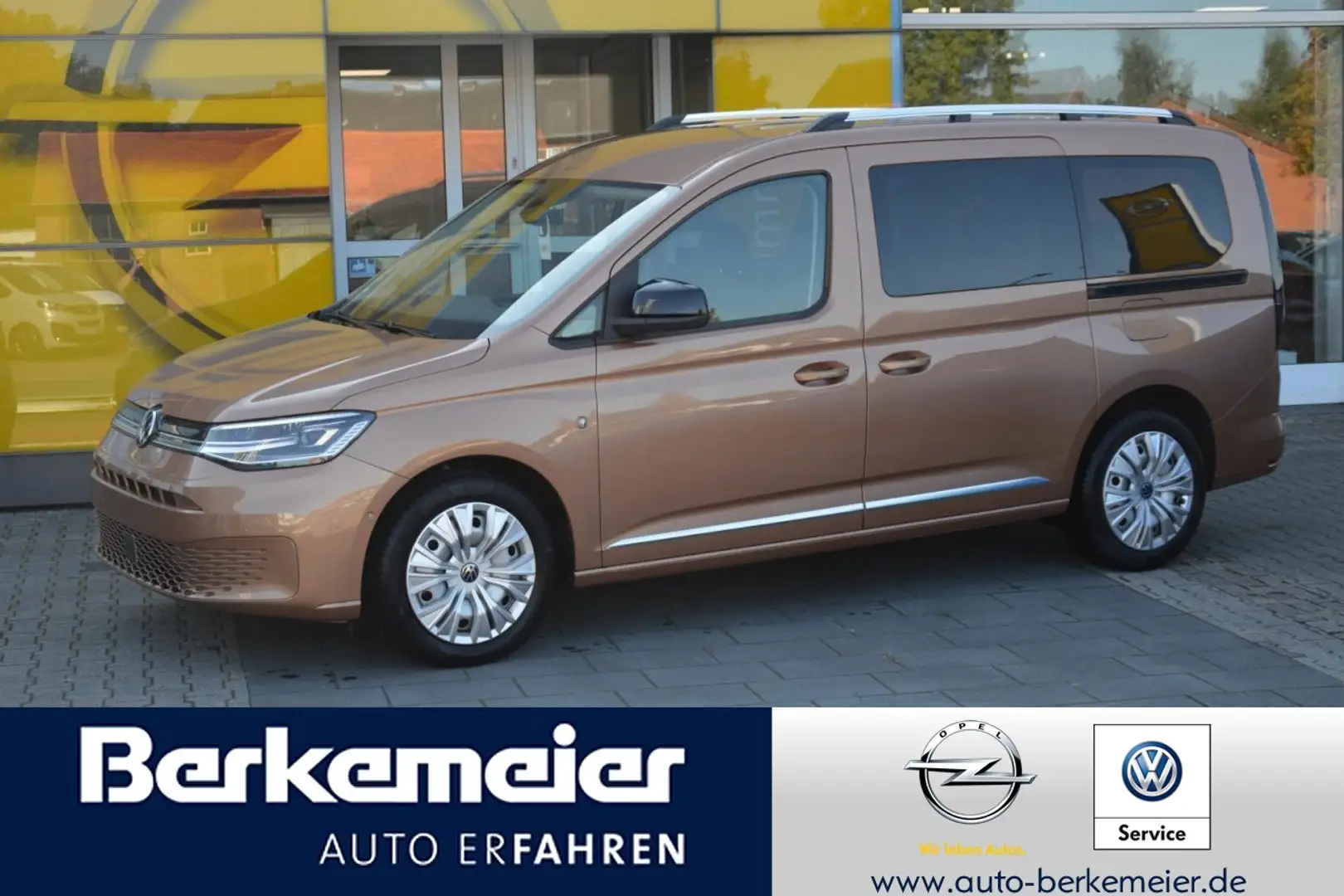 Volkswagen Caddy Maxi 2.0TDI Style/DSG/7-Sitzer/AHK/Standh./Kamera/ Brons - 1