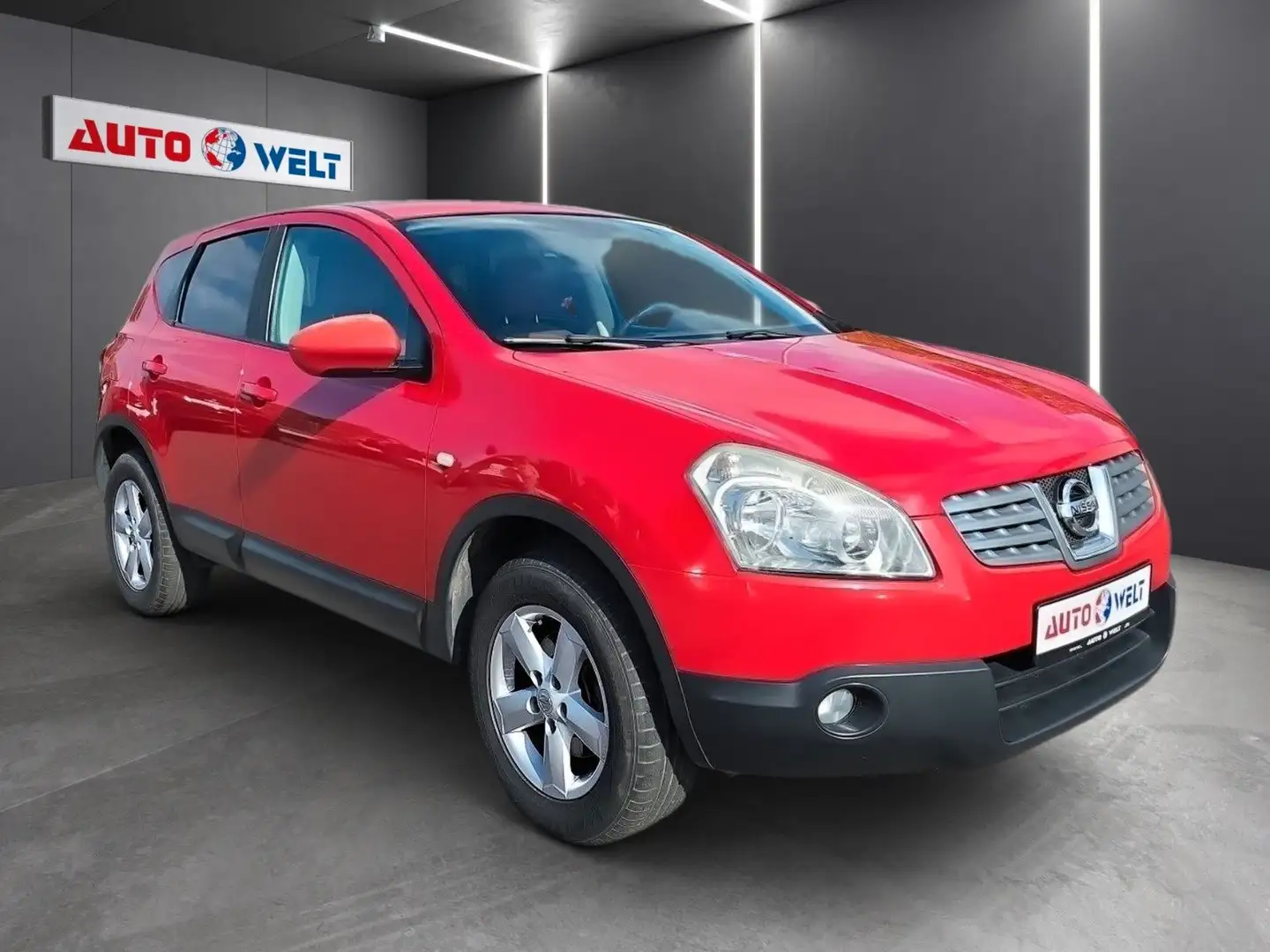 Nissan Qashqai 1.6 16V mit 2x-Klimaauto. Tempomat BT Rot - 2