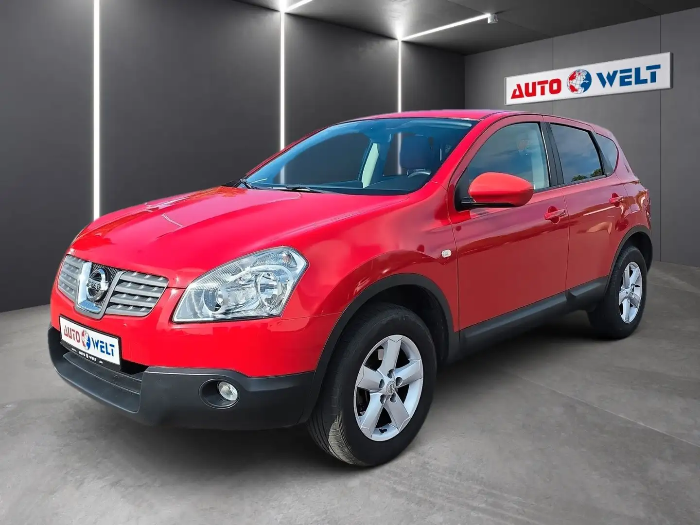 Nissan Qashqai 1.6 16V mit 2x-Klimaauto. Tempomat BT Rot - 1