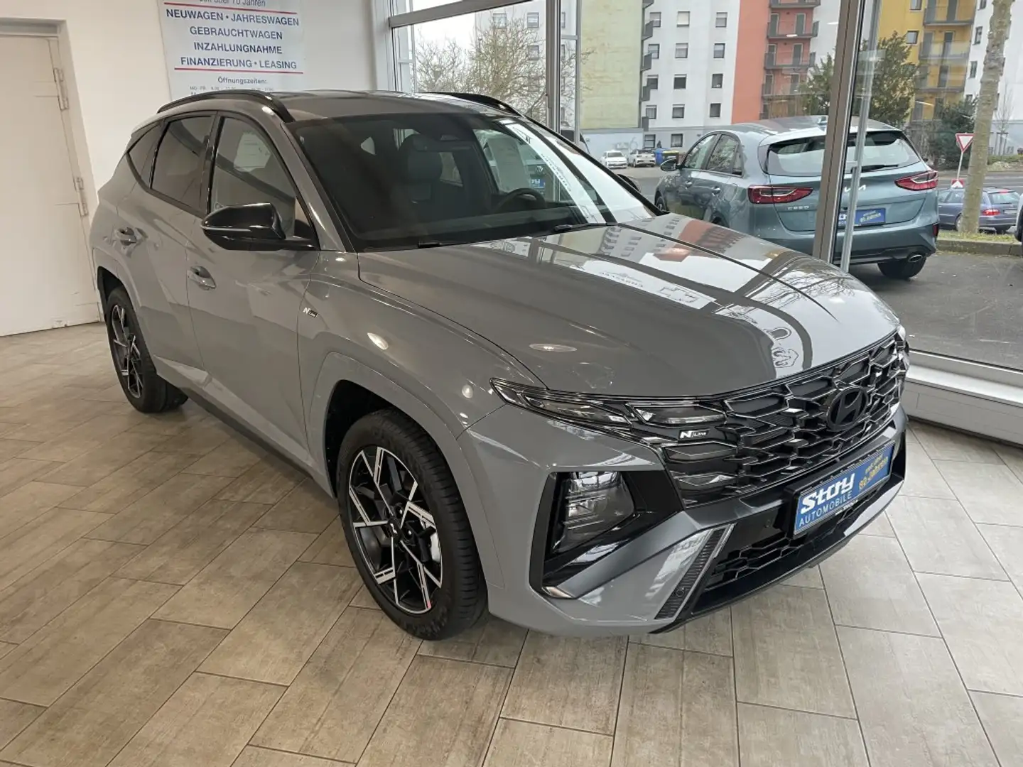 Hyundai TUCSON 1.6 T-GDI DCT N-Line Navi LED E.Klappe 19 Zoll SHZ Grau - 1