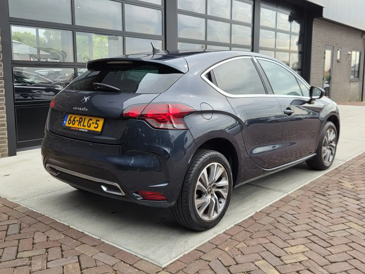 Citroen DS4 1.6 VTi So Chic | 1/2 Leer | Navi | Clima | Cruise Blauw - 2