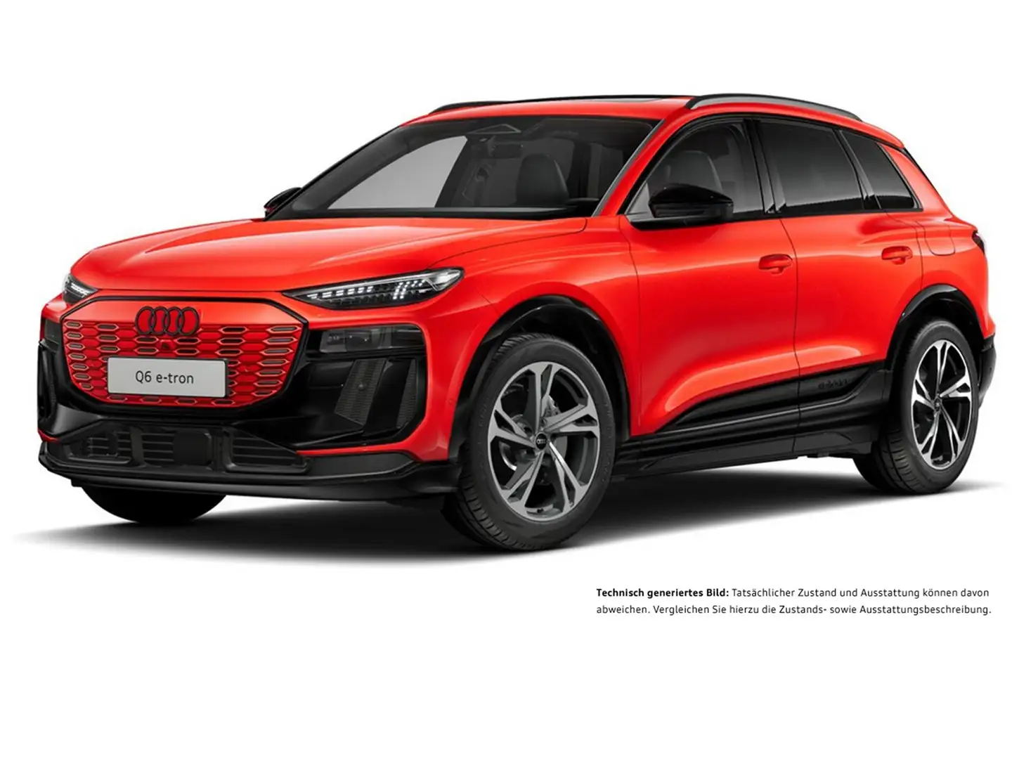 Audi Q6 e-tron performance S LINE PANO AHK 360CAM 20Z Rot - 2