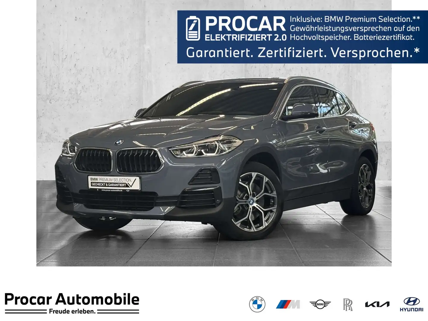 BMW X2 xDrive25e DA+ ACC PA RFK Pano HuD HiFi Shz. Grau - 1
