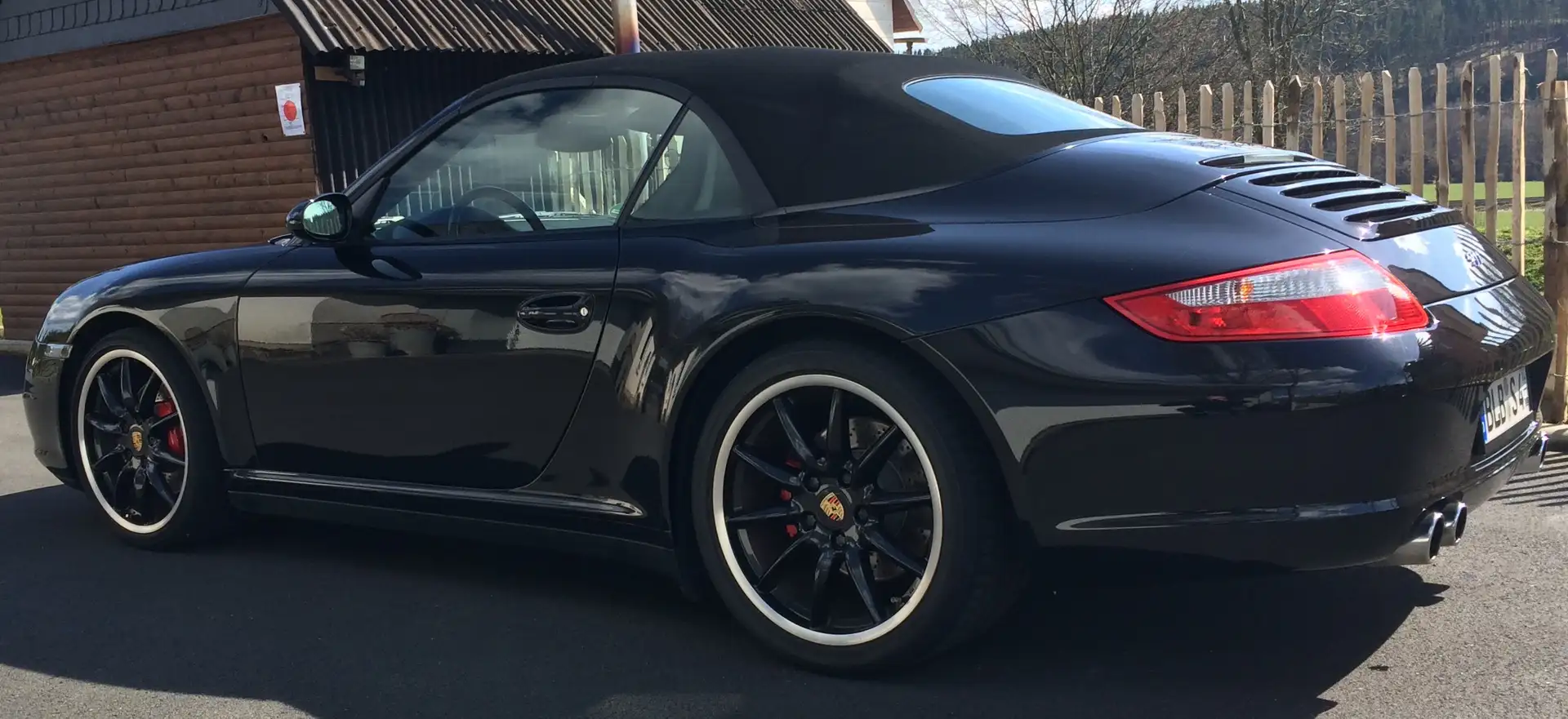Porsche 997 Carrera 4 S Cabrio Schwarz - 2