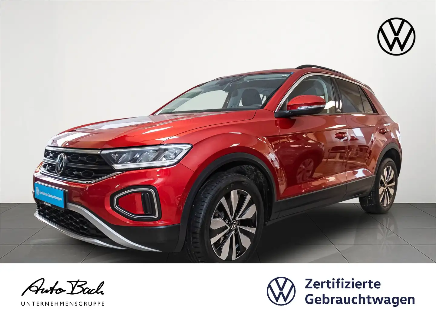 Volkswagen T-Roc 1.5 TSI MOVE DSG Navi LED CarPlay EPH AHK Rot - 1
