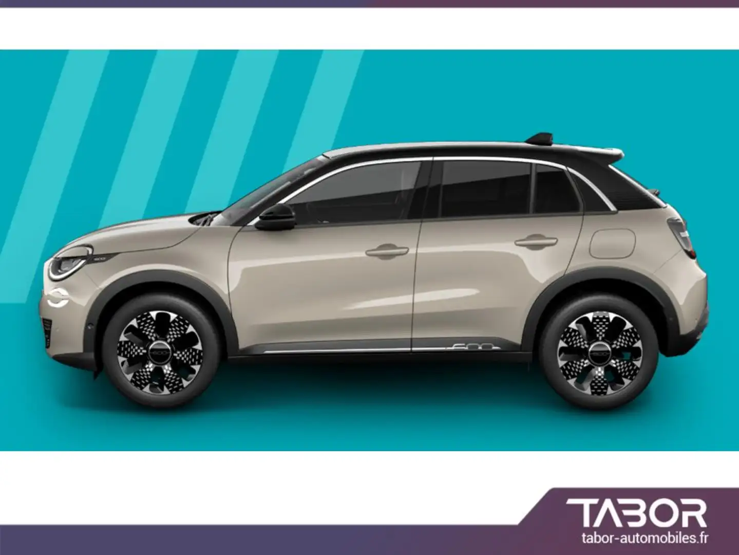 Fiat 600 MHEV 110 DCT La Prima LED GPS Cam ADML Beżowy - 2