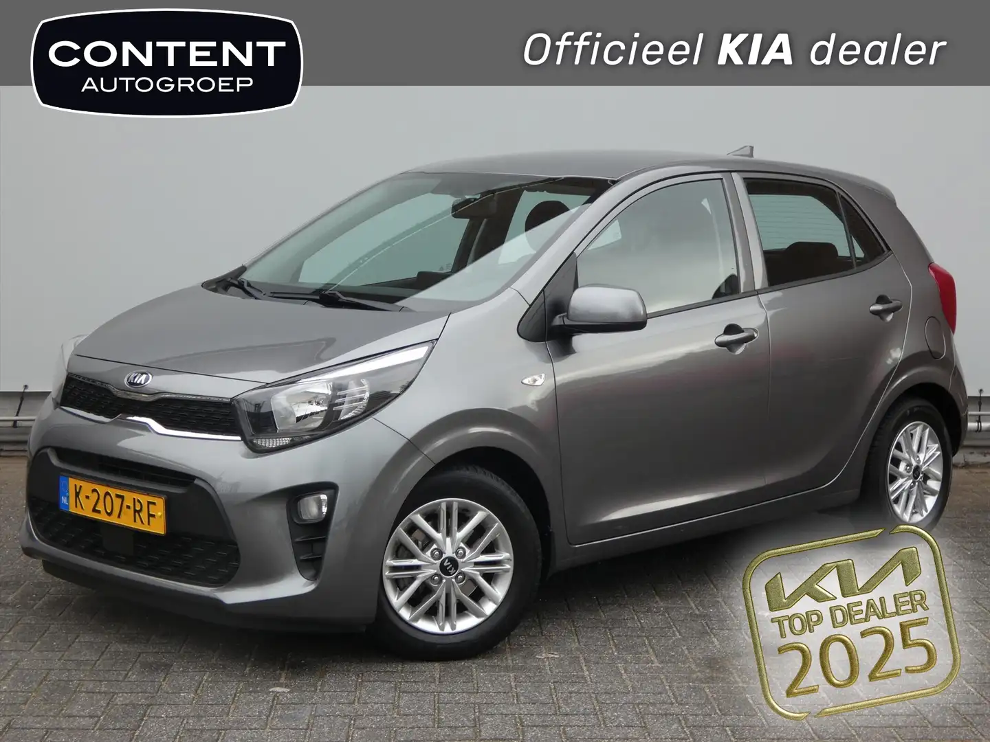 Kia Picanto 1.0 DPi 67pk 4-zits DynamicLine Gris - 1