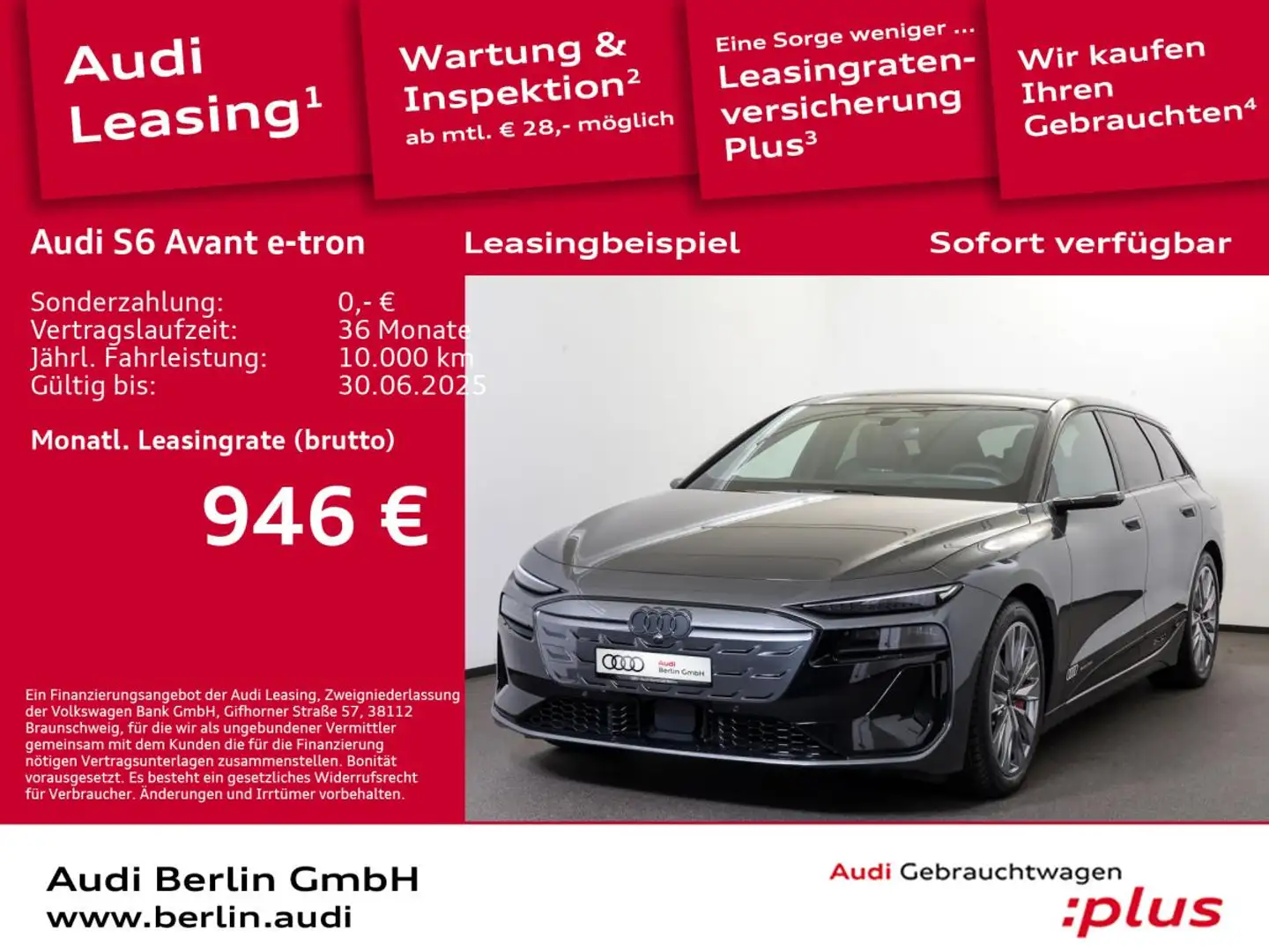 Audi S6 Avant e-tron Grau - 1