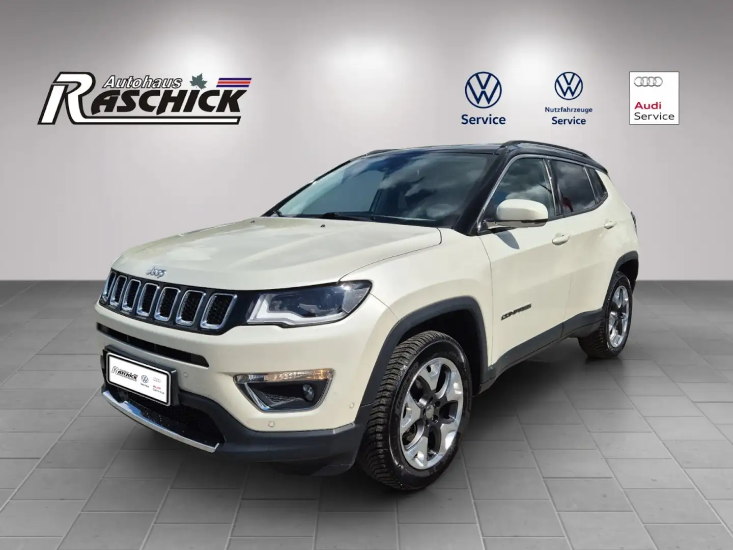 Jeep Compass Limited 4WD 1.4 MultiAir Navi Sitzheizung Kamera Blanc - 2
