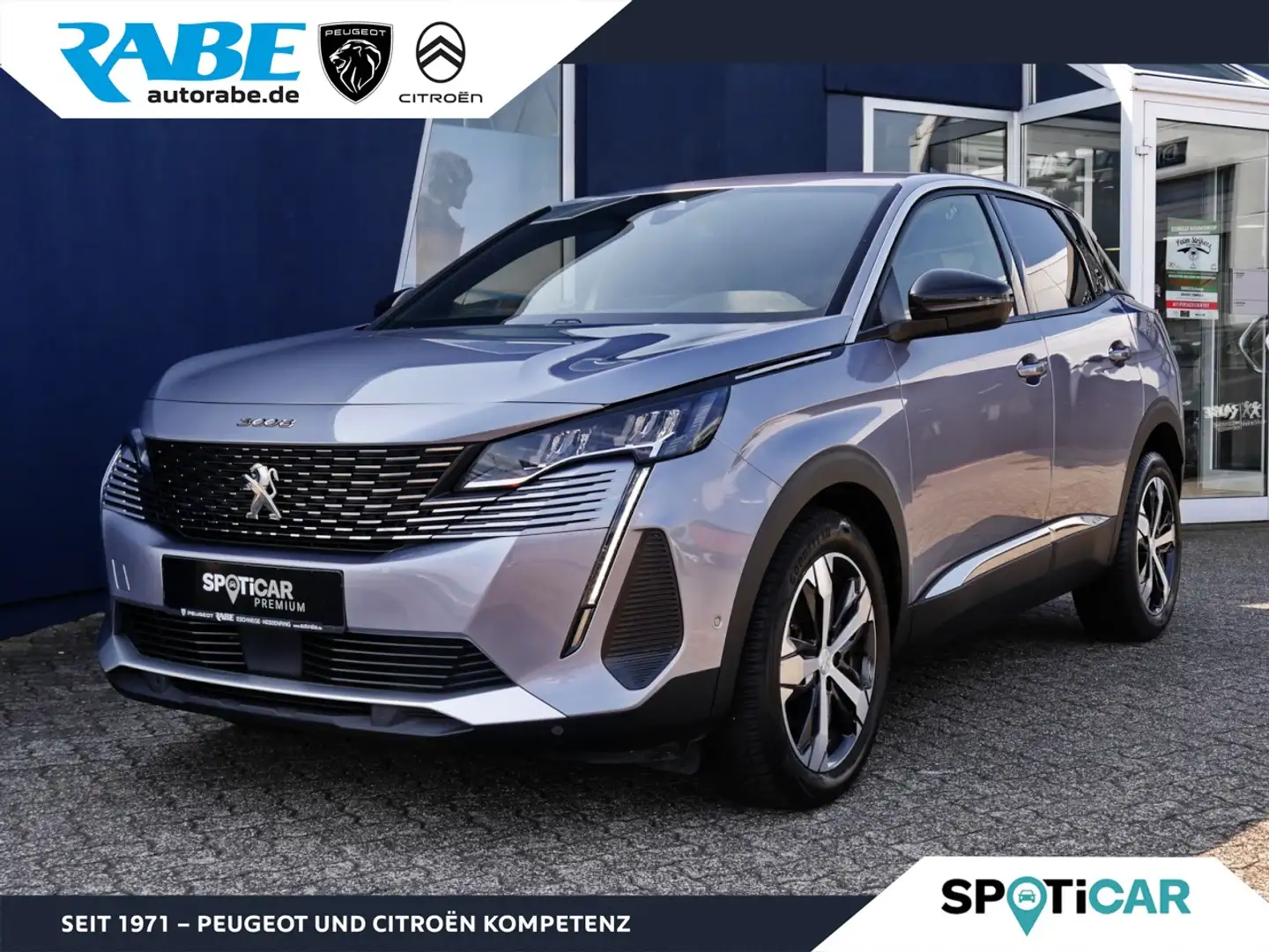 Peugeot 3008 Allure Pack 130 PT Aut.+Grip-Cntrl+Sitzhzg. Klima Gris - 1