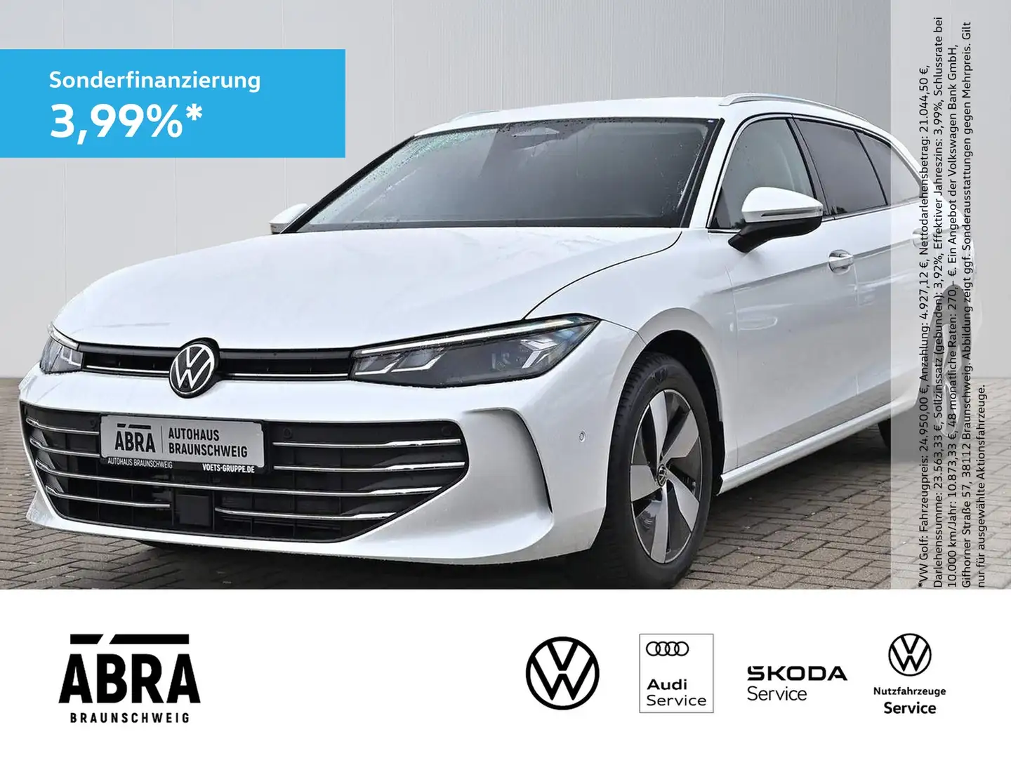 Volkswagen Passat Variant 1.5 eTSI Business DSG LED+NAVI+CAM+GRA+SHZ Alb - 1