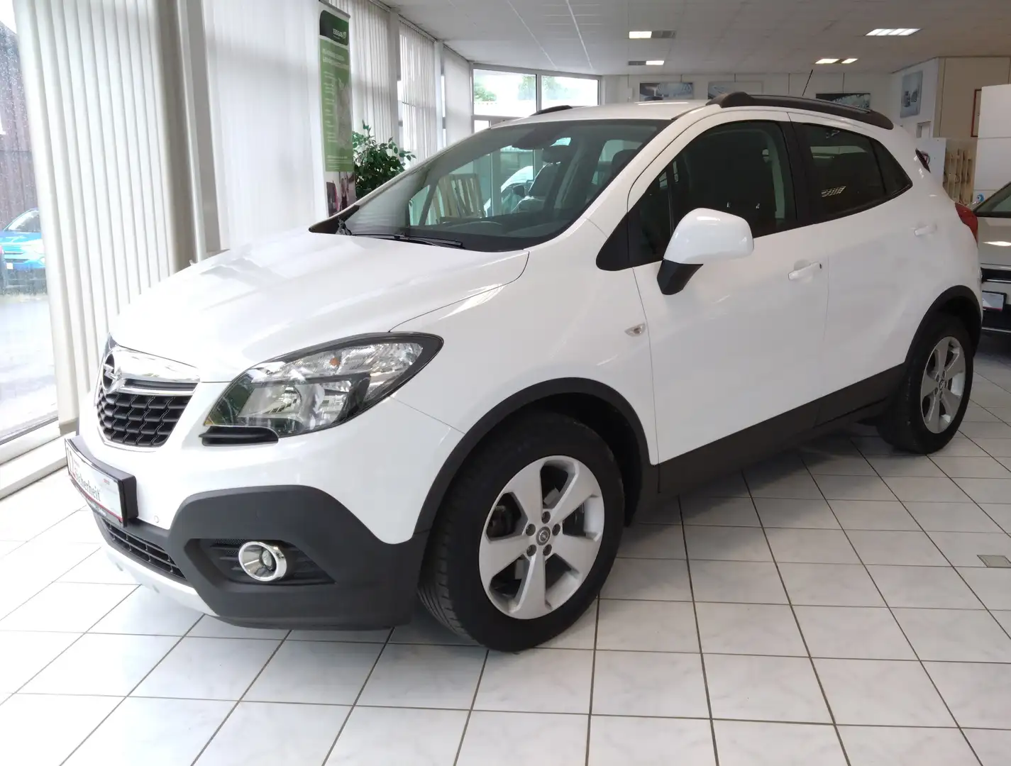 Opel Mokka 1.4 Turbo AHZV Sitzheizung PDC vo/hi Blanc - 1