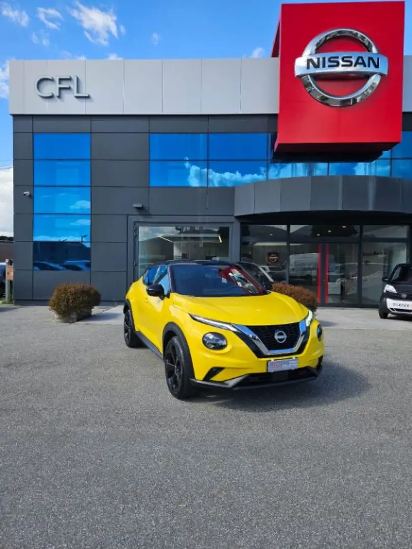 Nissan Juke 1.0 DIG-T 114 CV Tekna Giallo - 1