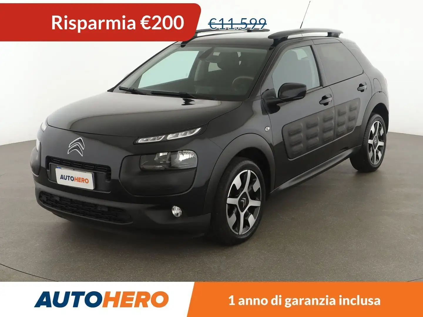 Citroen C4 Cactus 1.6 Blue-HDi Shine 100 CV ET Zwart - 1