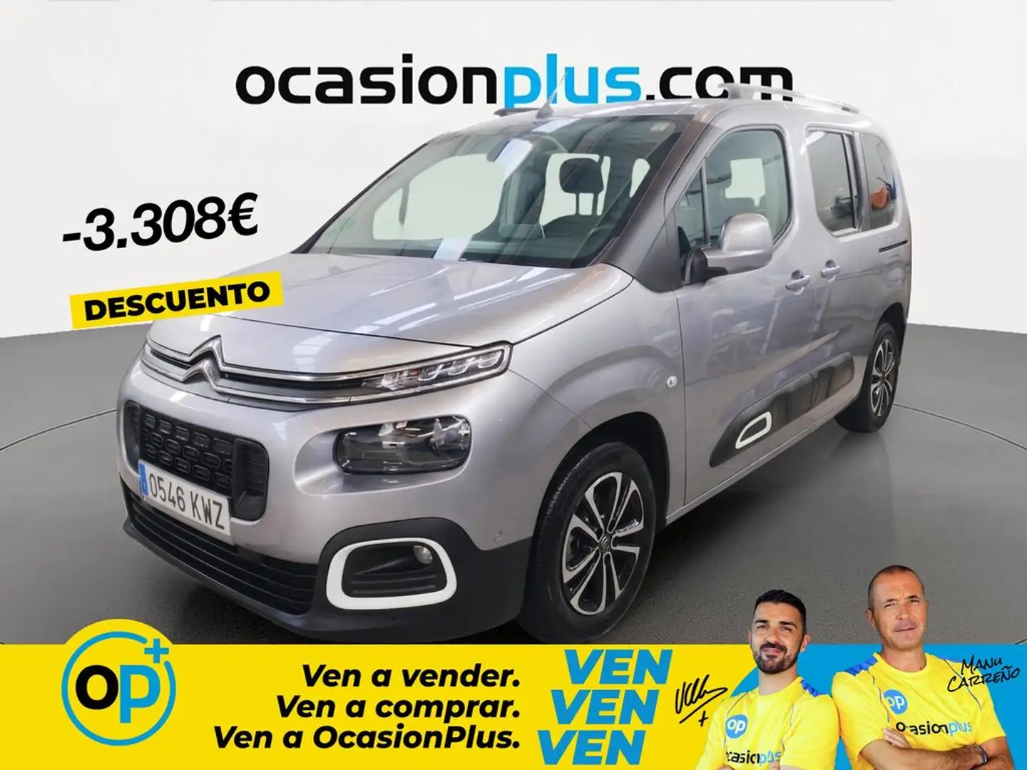 Citroen Berlingo BlueHDi S&S Talla M Shine 130 Gris - 1