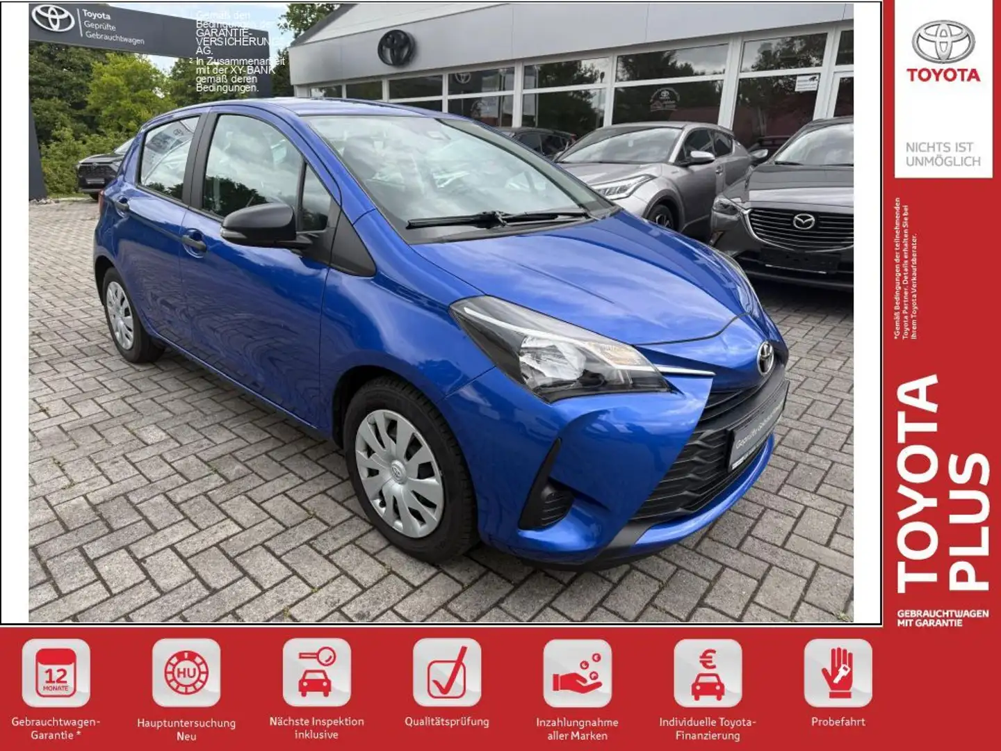 Toyota Yaris 1.0 VVT-i Bleu - 1