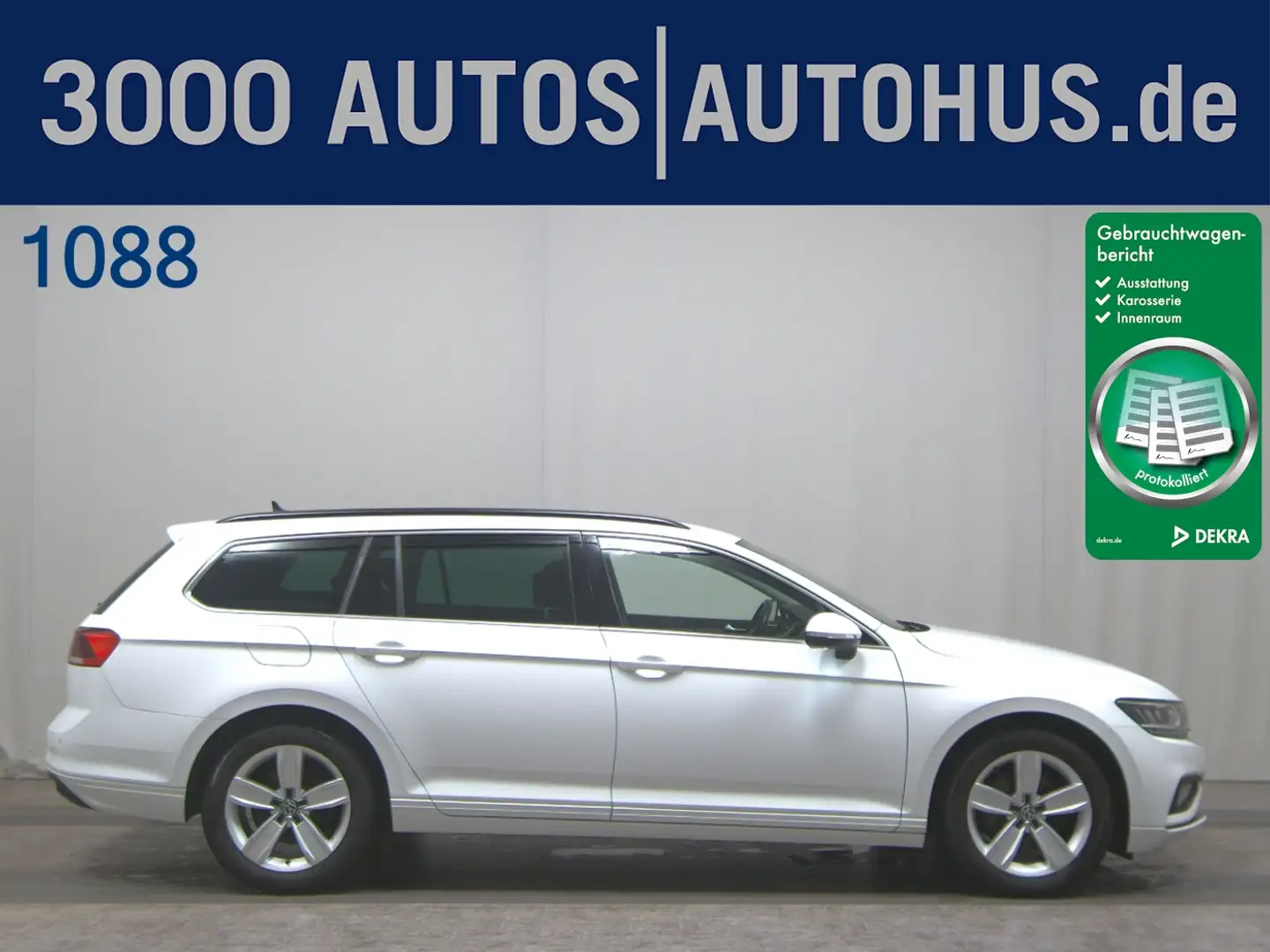 Volkswagen Passat Var. 1.5 TSI Business Navi LED Leder AHK Weiß - 1