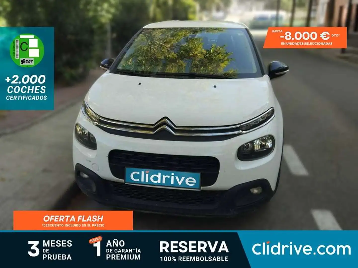 Citroen C3 1.6BlueHDi S&S Business 75 Blanc - 1