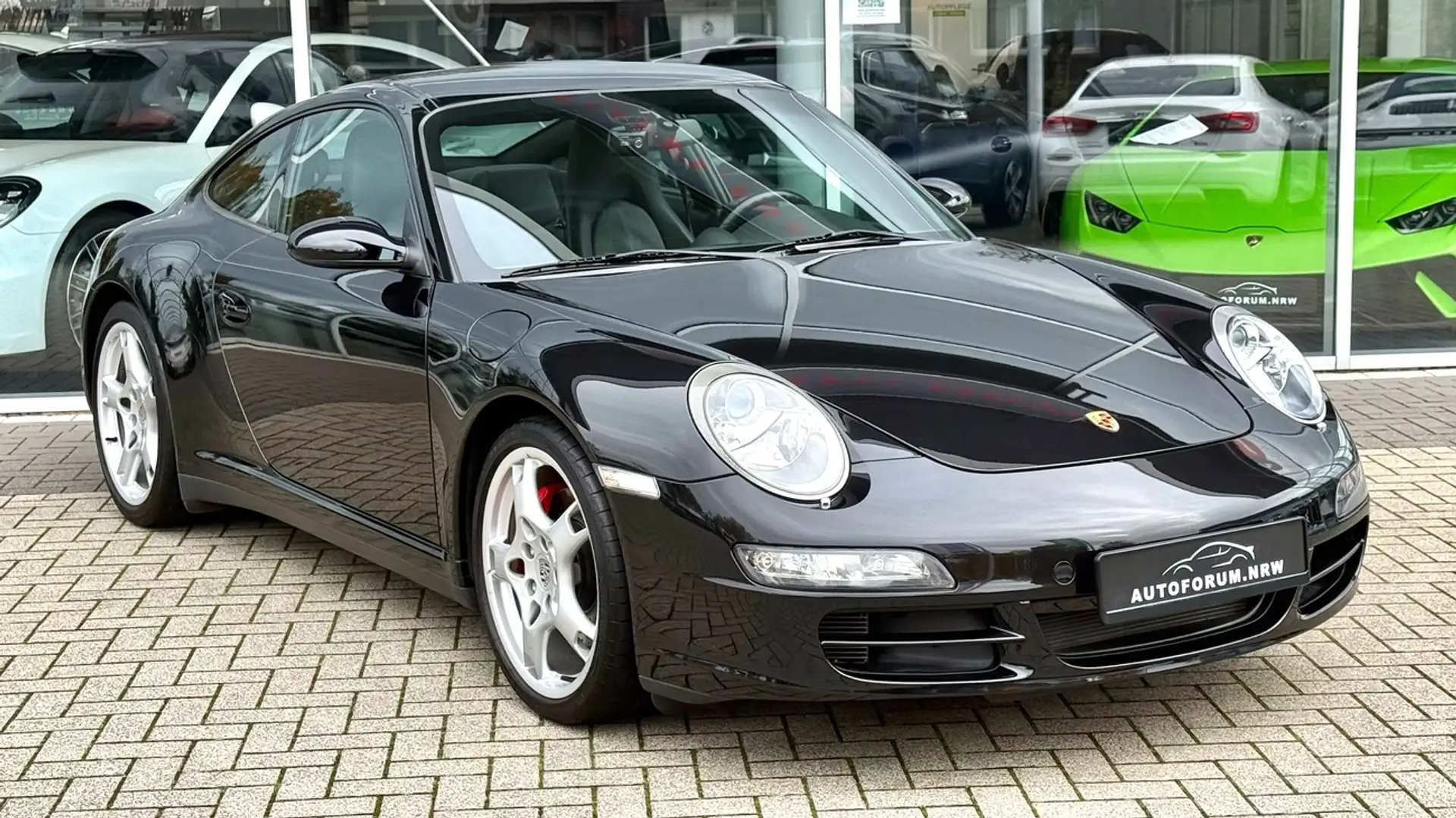 Porsche 997 3.8 Carrera 4S Coupe*43899km*1. Hand*Apple CarPlay Schwarz - 1