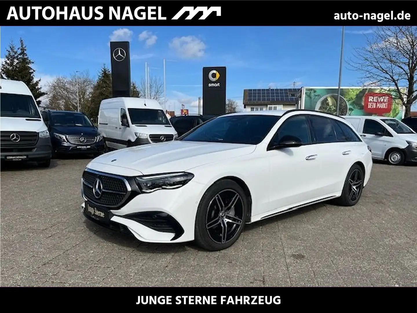 Mercedes-Benz E 300 Te AMG Line Advanced Plus AHK Night uvm. Weiß - 1