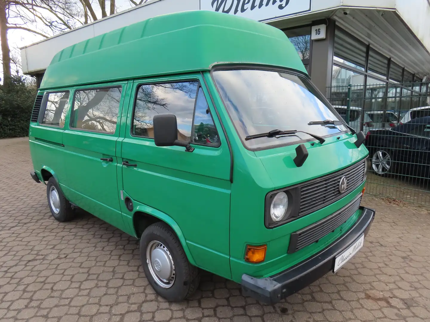 Volkswagen T3 Hochdach 2.1 WBX *HU bei Kauf neu*Euro 2*solide* zelena - 1