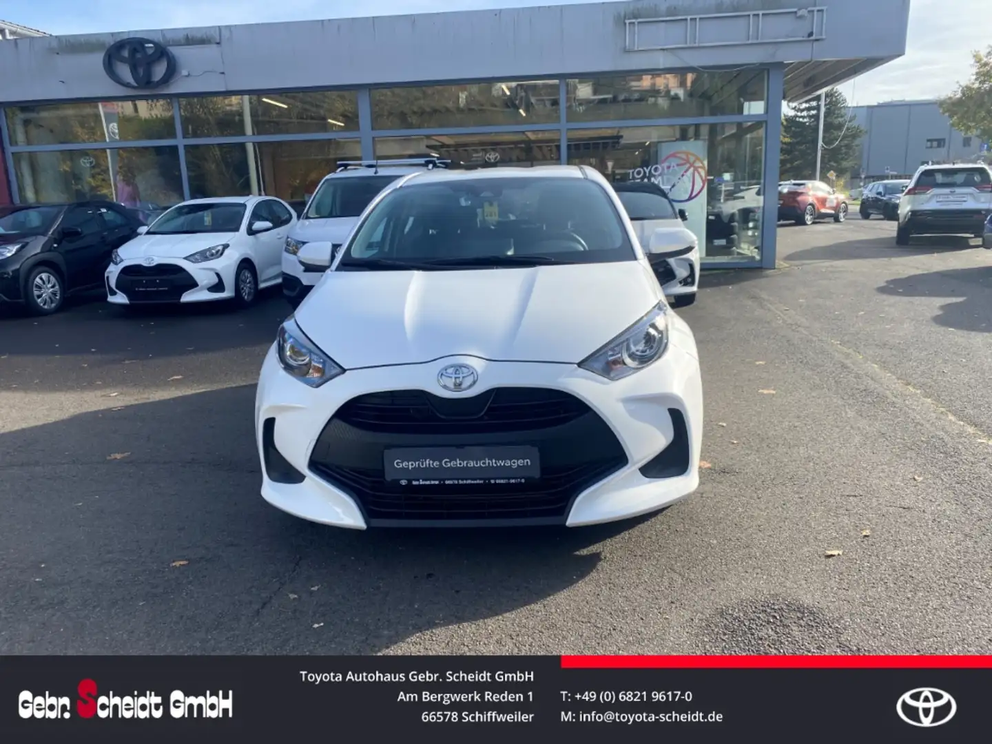 Toyota Yaris Comfort 1.0 Dual-VVTi EU6d Rückfahrkamera Apple Ca Weiß - 2