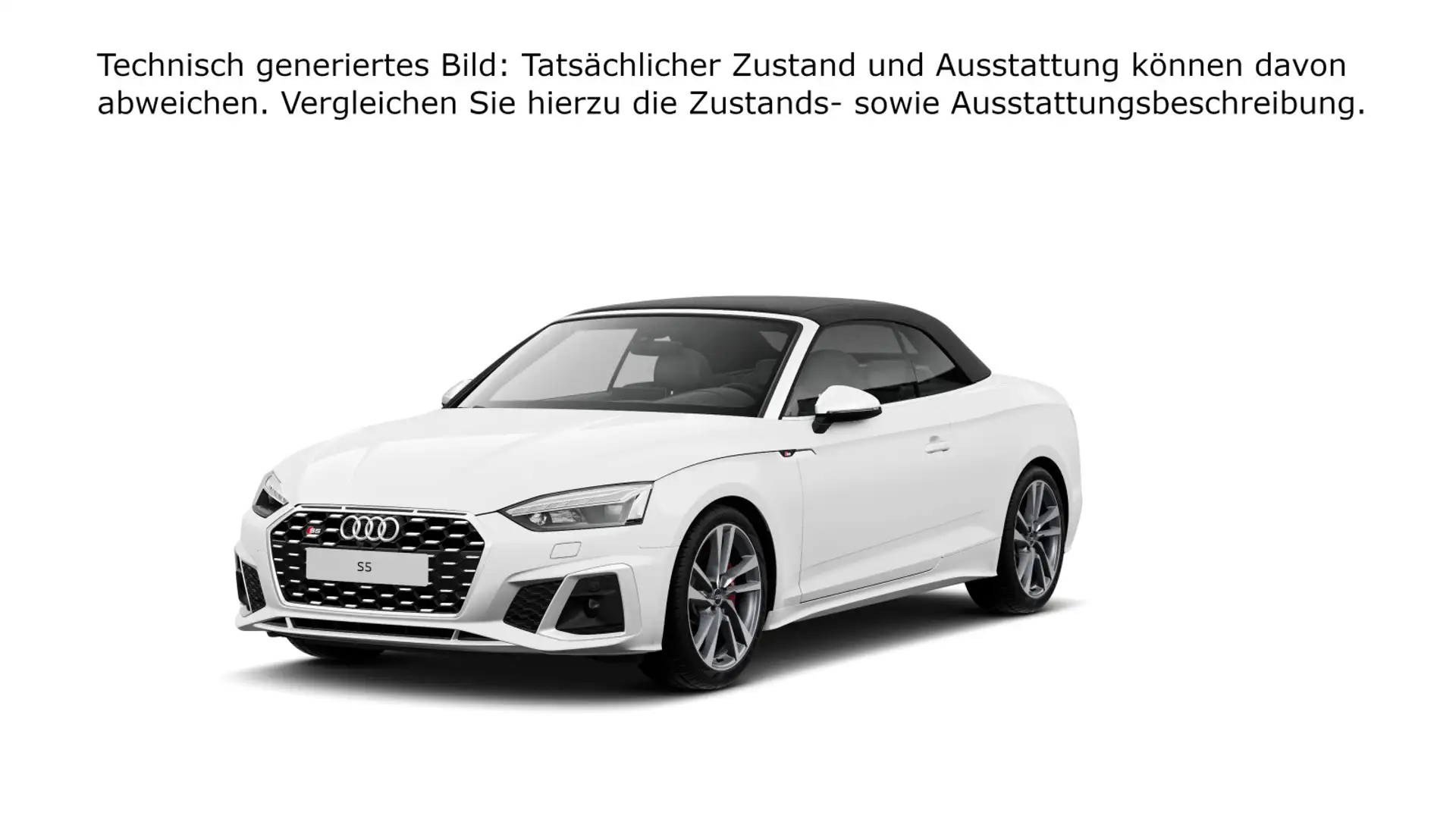 Audi S5 Cabrio TFSI quattro tiptronic Weiß - 2
