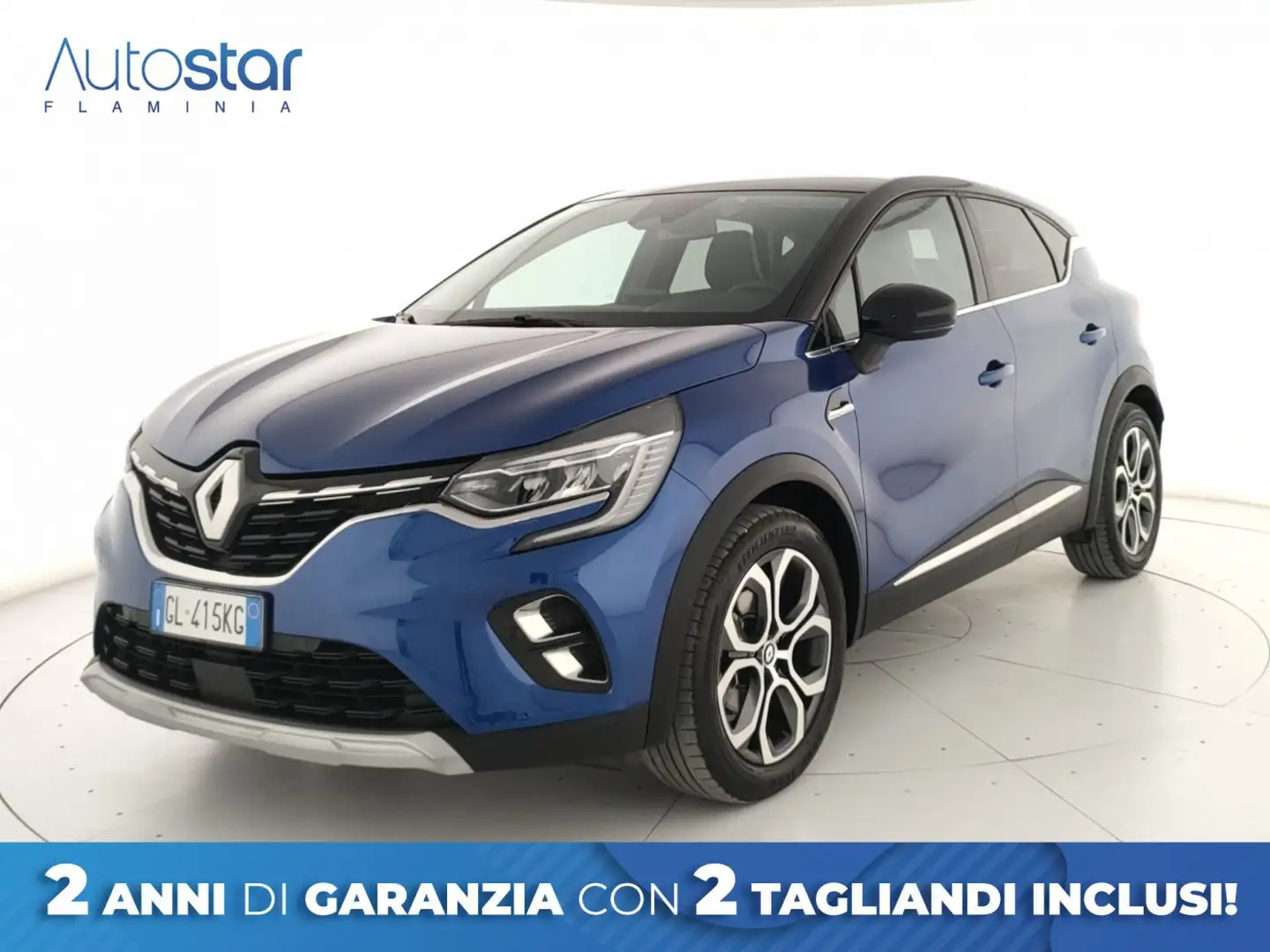 Renault Captur 1.6 E-Tech hybrid Intens 145cv auto Bleu - 1