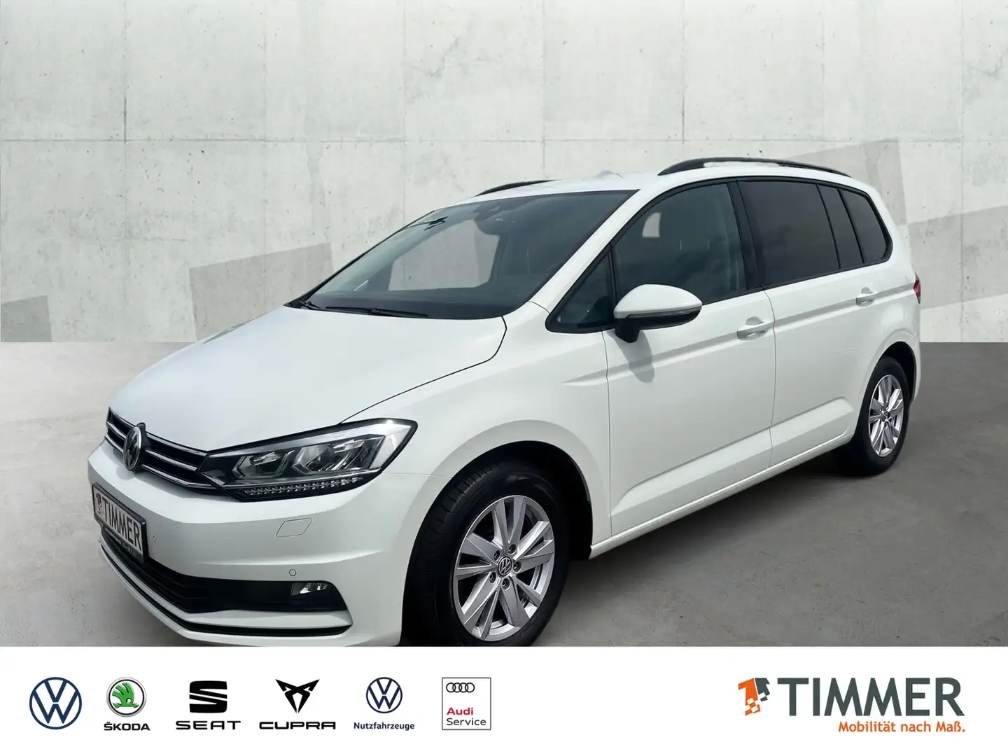 Volkswagen Touran 2.0 TDI DSG COMFORT *LED *AHK *ACC *NAVI *SHZ * Alb - 1