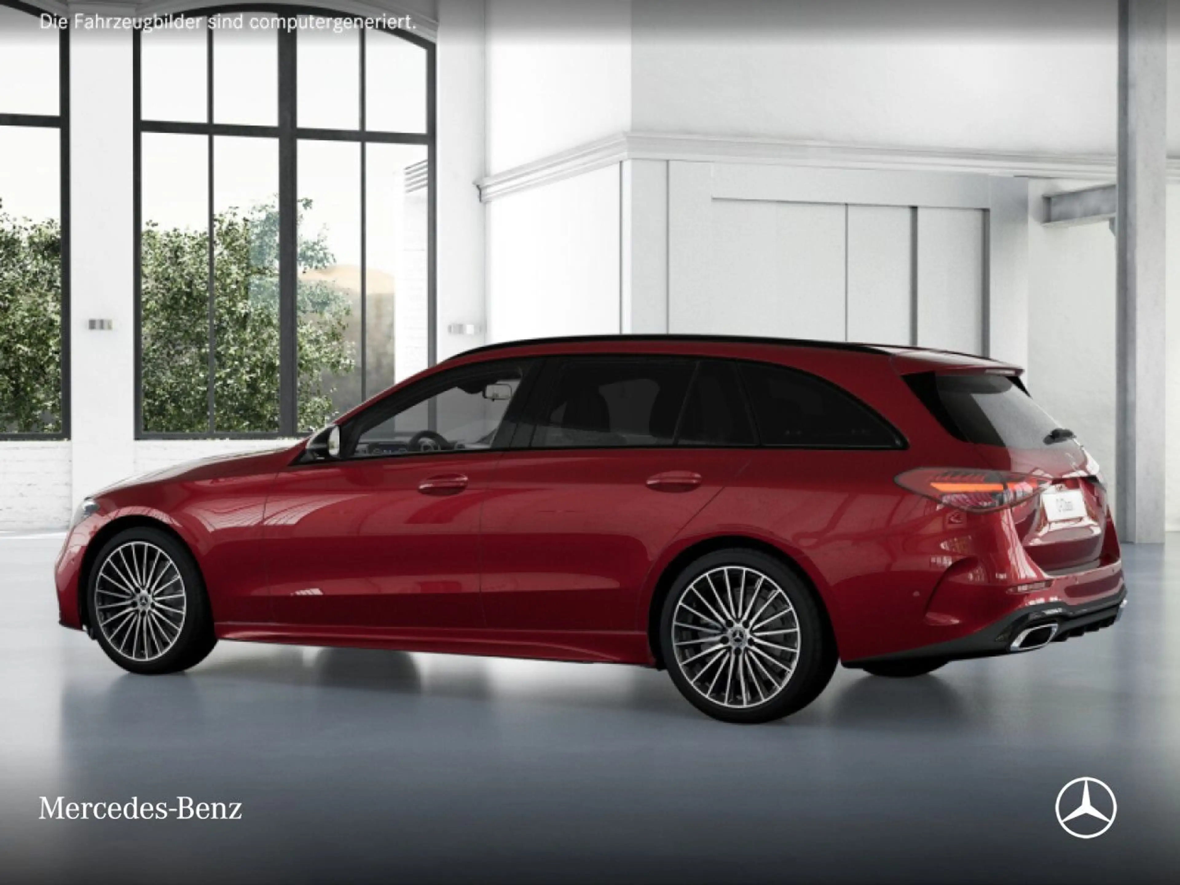 Mercedes-Benz C 180 T AMG+NIGHT+360+LED+19"+TOTW+KEYLESS+9G — photo 14