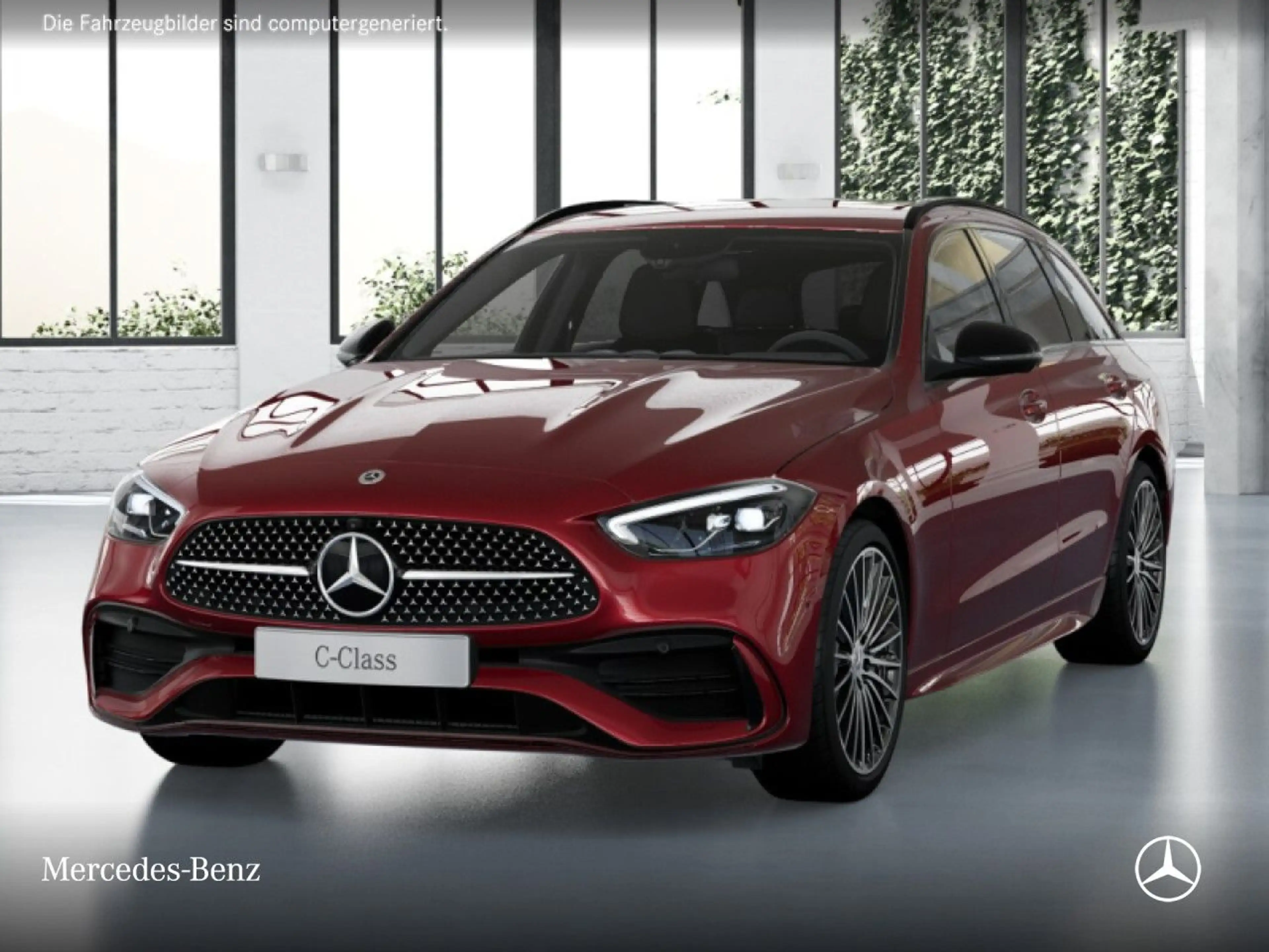 Mercedes-Benz C 180 T AMG+NIGHT+360+LED+19"+TOTW+KEYLESS+9G — photo 2