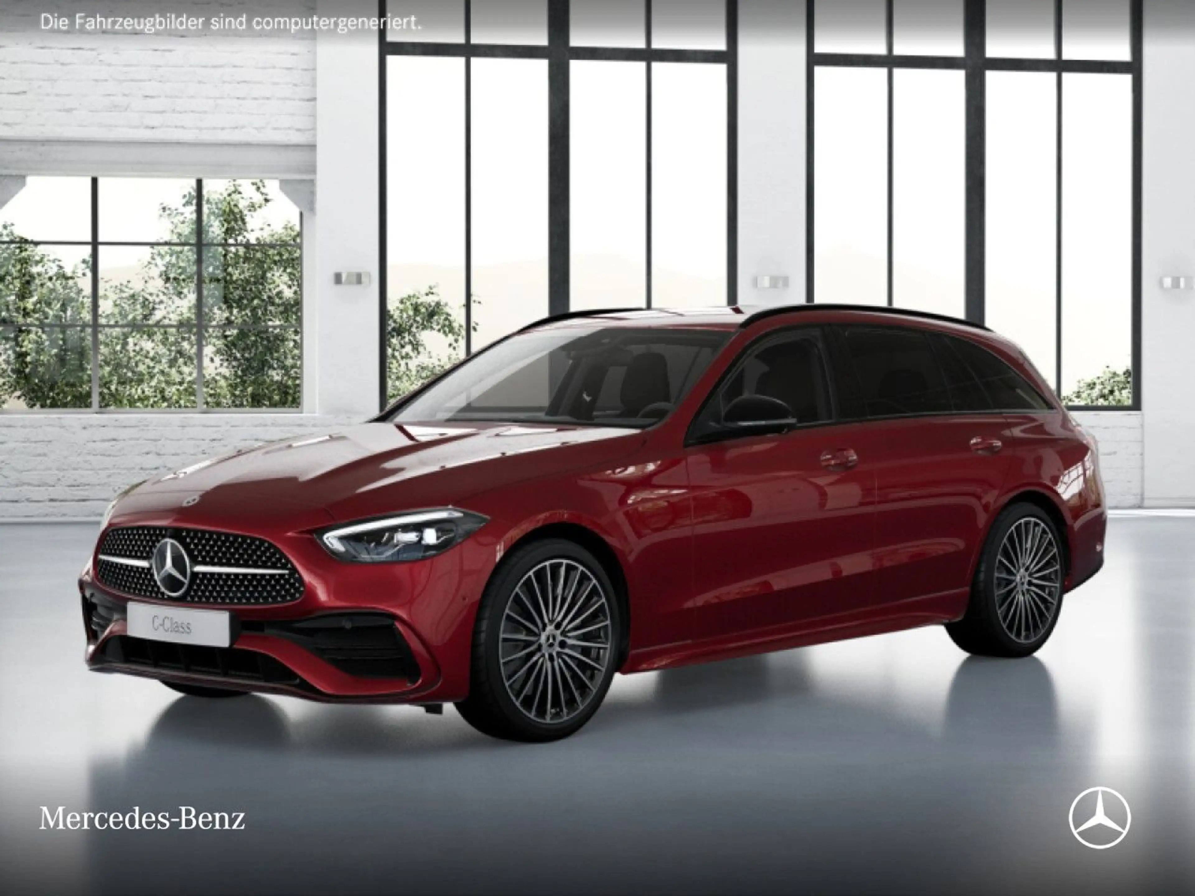 Mercedes-Benz C 180 T AMG+NIGHT+360+LED+19"+TOTW+KEYLESS+9G — photo 13