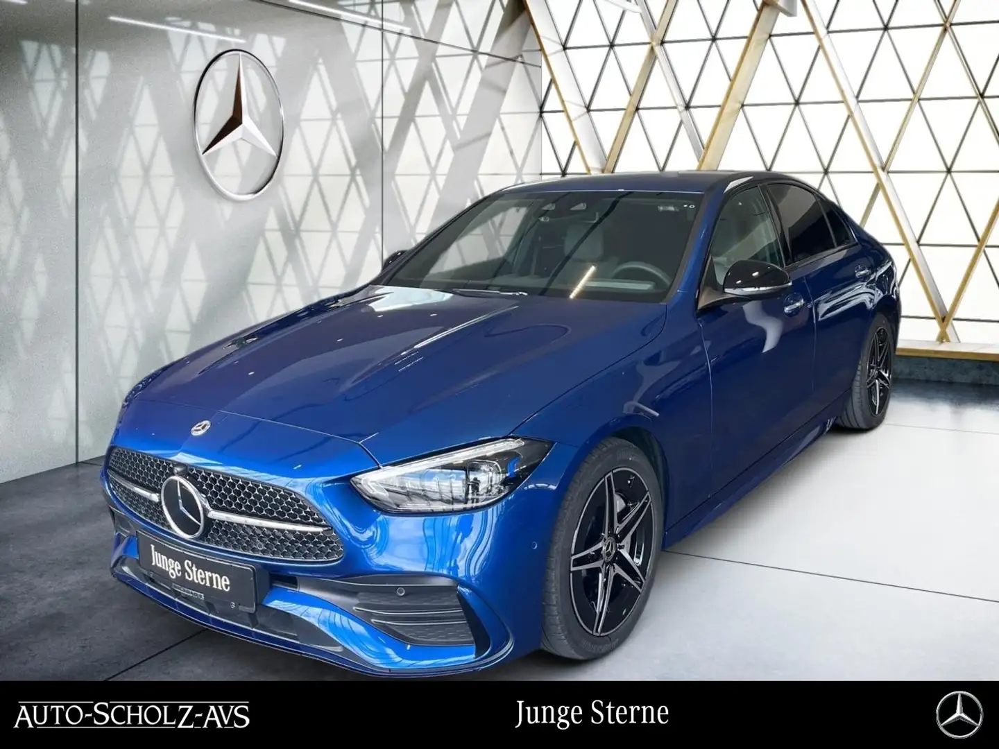 Mercedes-Benz C 200 AMG Night*AHK*Memory*LenkradHz*360°*Distro Blau - 1