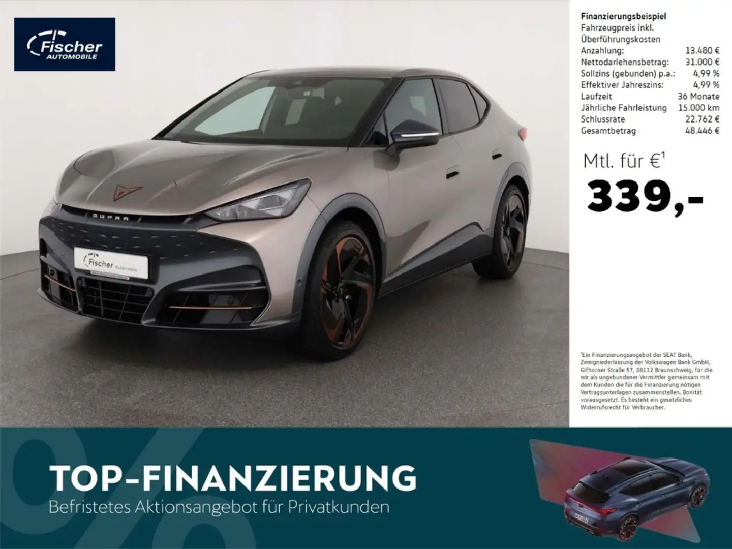 CUPRA Tavascan Elektro VZ 4Drive 77kWh Beige - 1