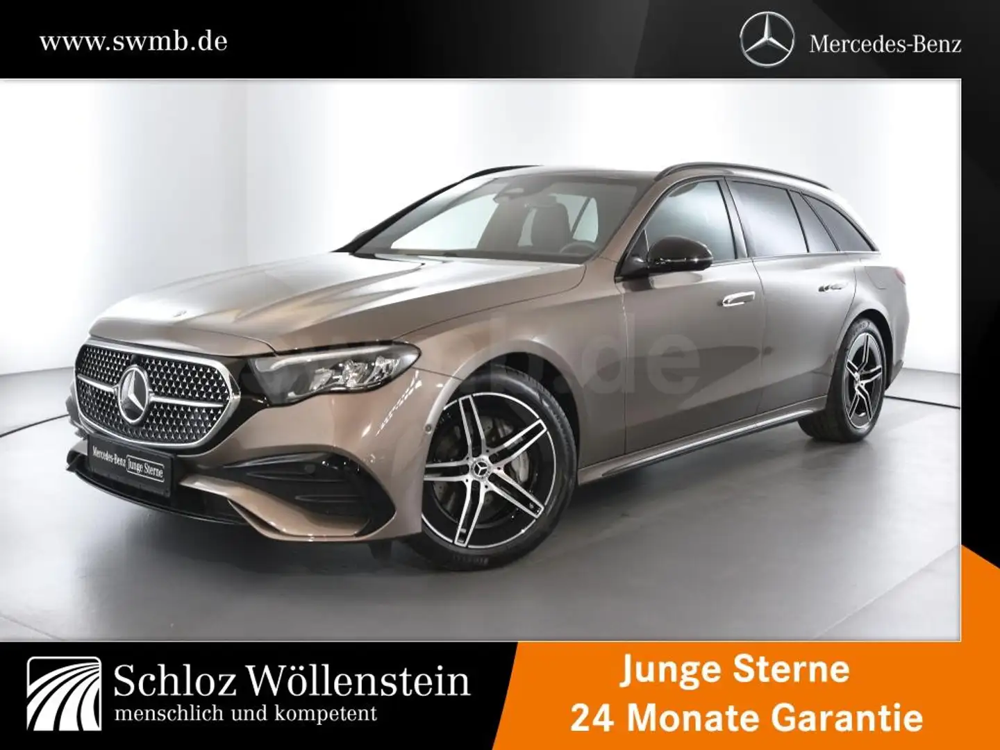 Mercedes-Benz E 300 de T AMG/Night/LED/DISTRONIC/Keyless/RfCam Marrón - 1