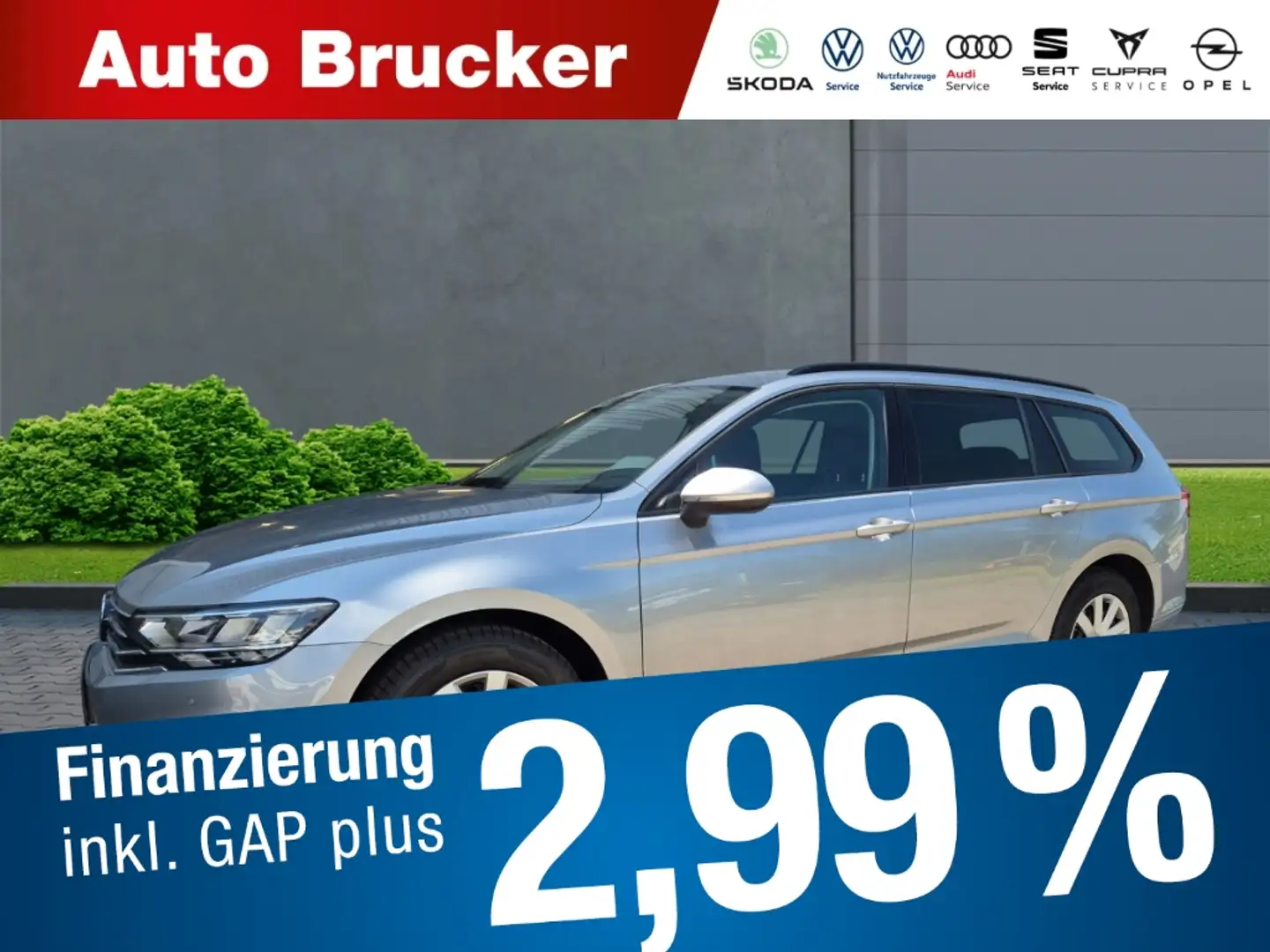 Volkswagen Passat Variant Conceptline 2.0 TDI+Navi+Klimaautomatik Silber - 1
