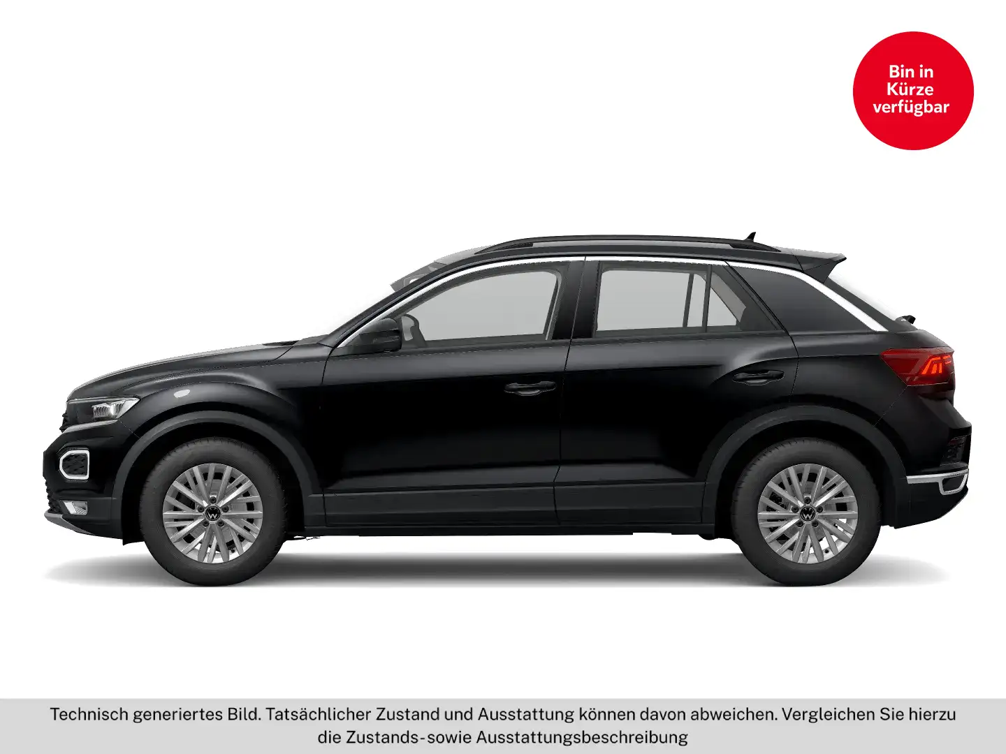 Volkswagen T-Roc Design TSI ACT DSG Schwarz - 1